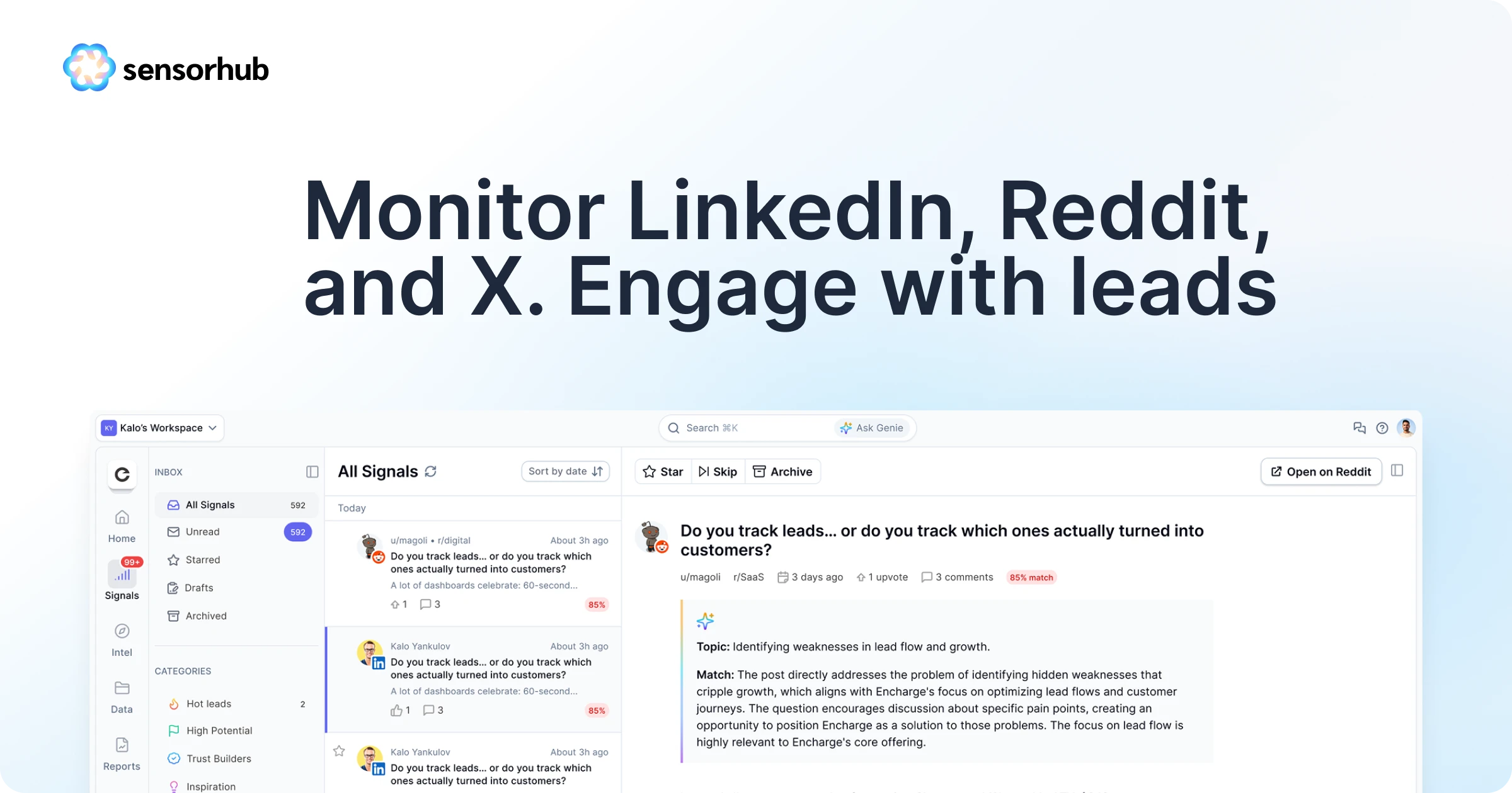 Screenshot 1 of Sensorhub