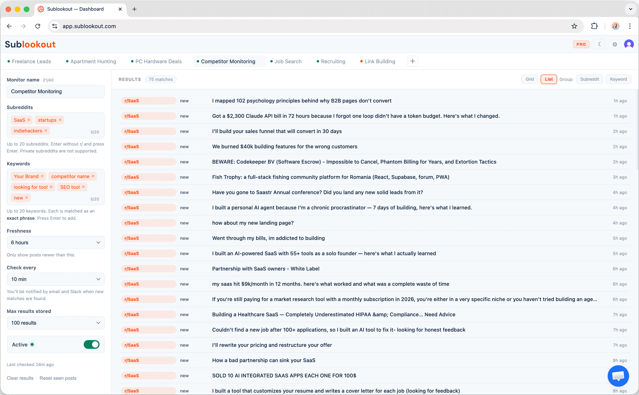 Screenshot 2 of Sublookout