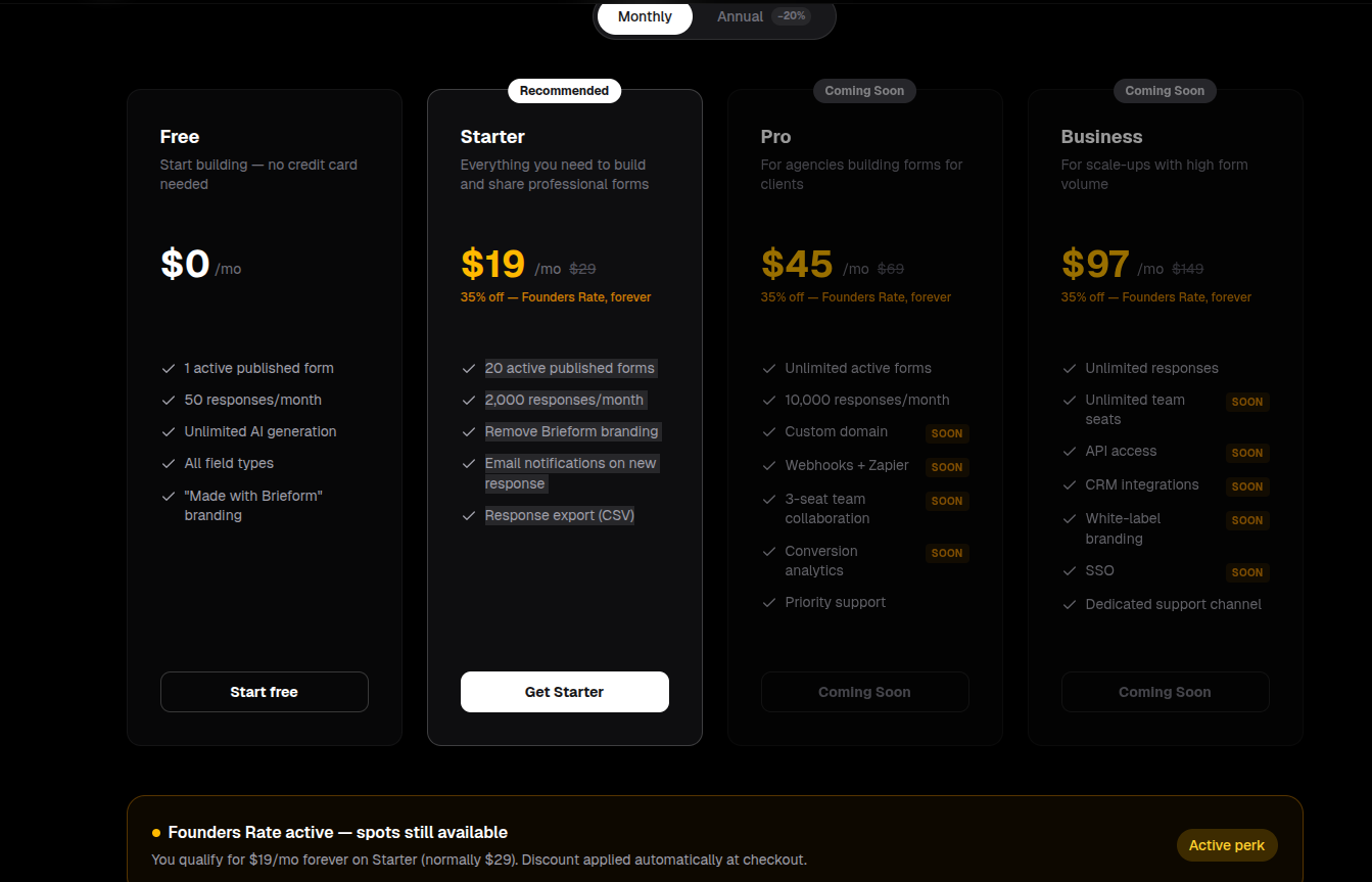 Screenshot 3 of Brieform