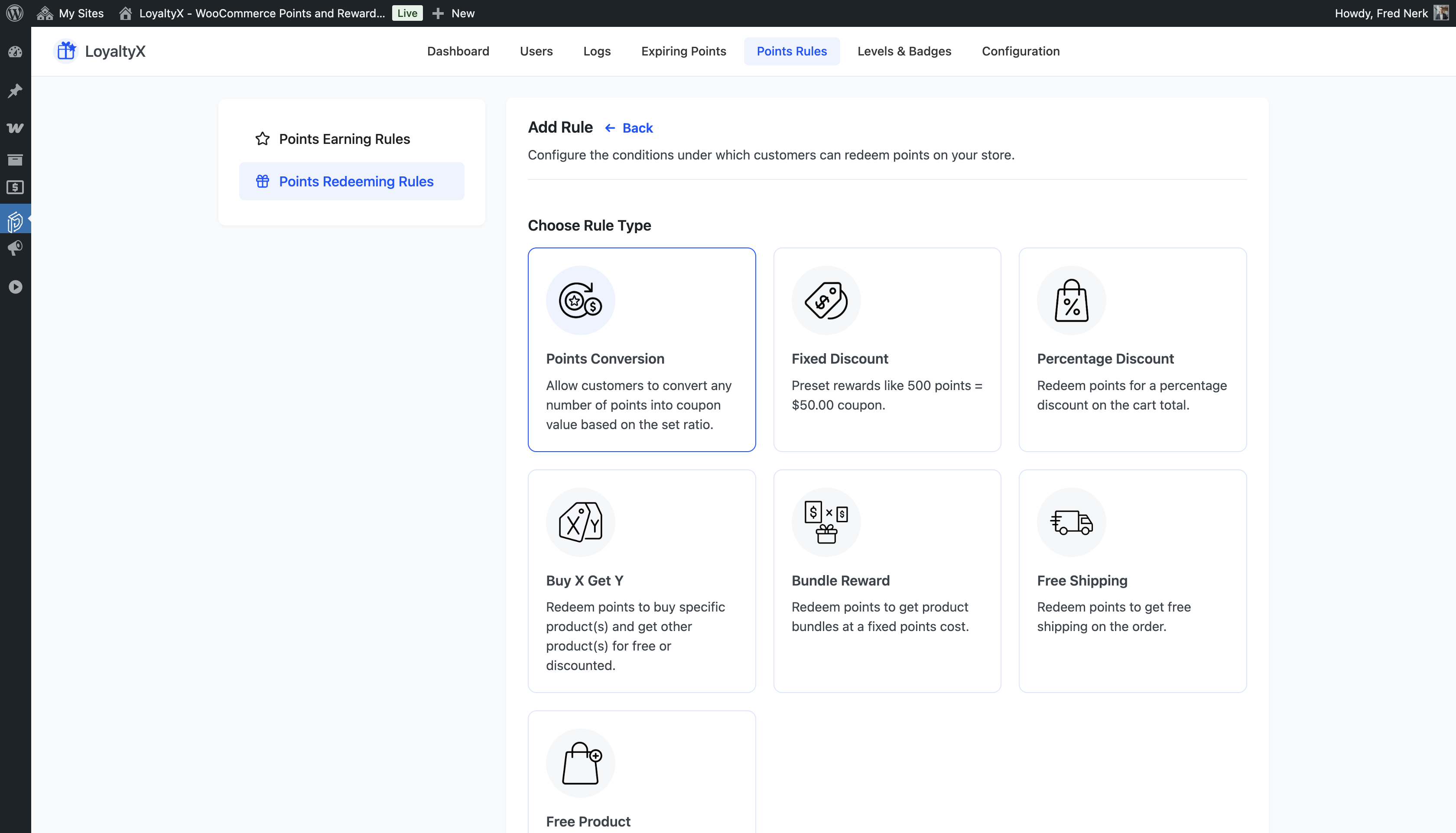 Screenshot 5 of LoyaltyX – WooCommerce Points & Rewards