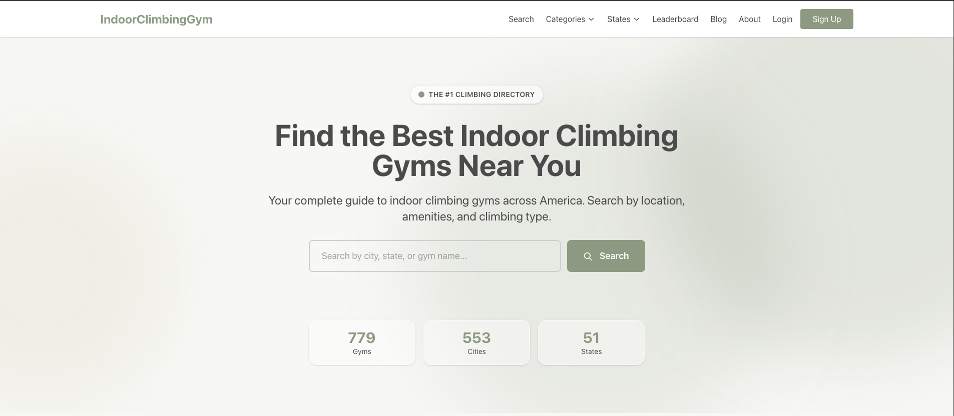 Screenshot 1 of IndoorClimbingGym