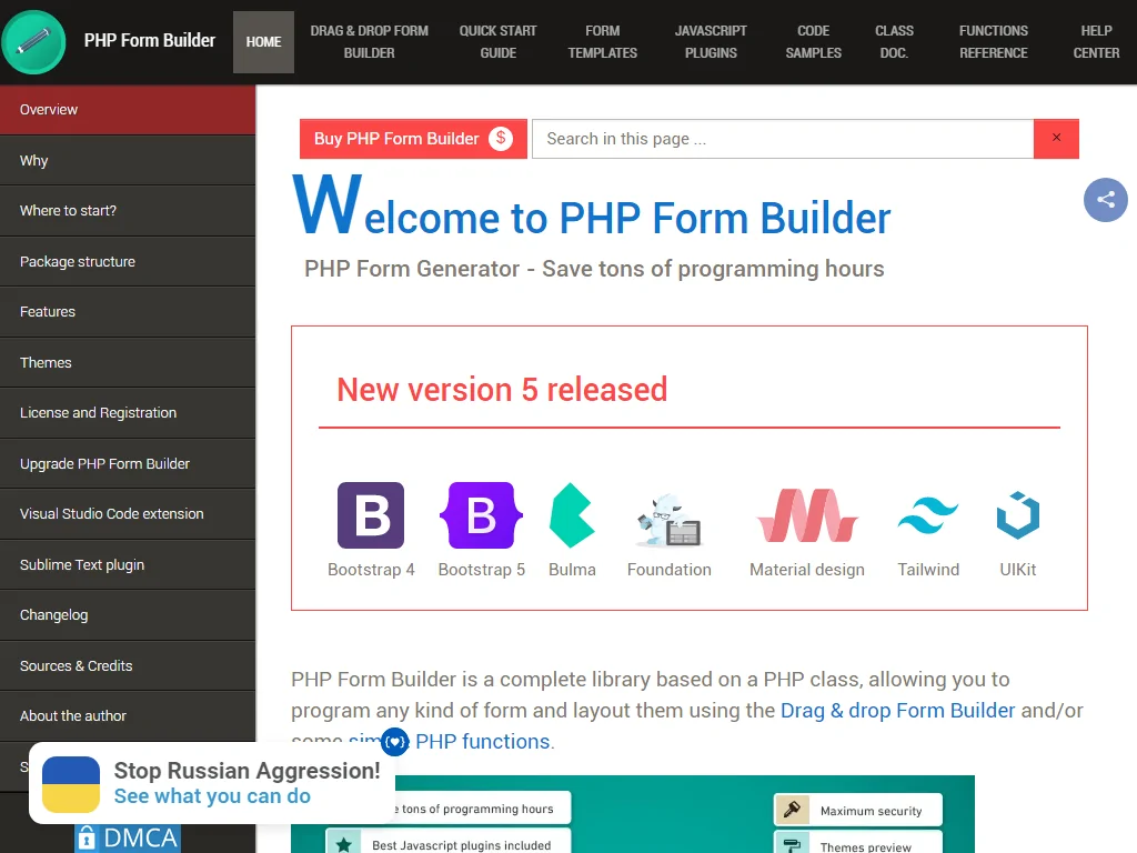 Screenshot 1 of PHP Form Builder