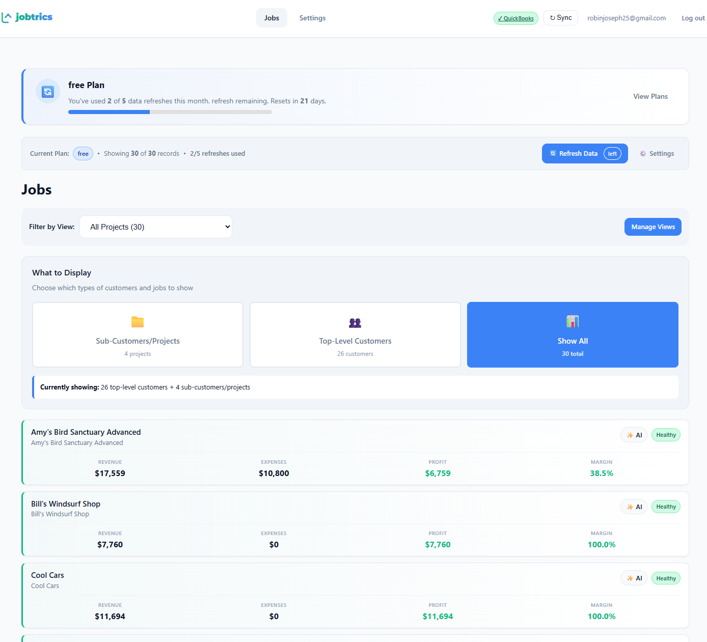 Screenshot 1 of Jobtrics