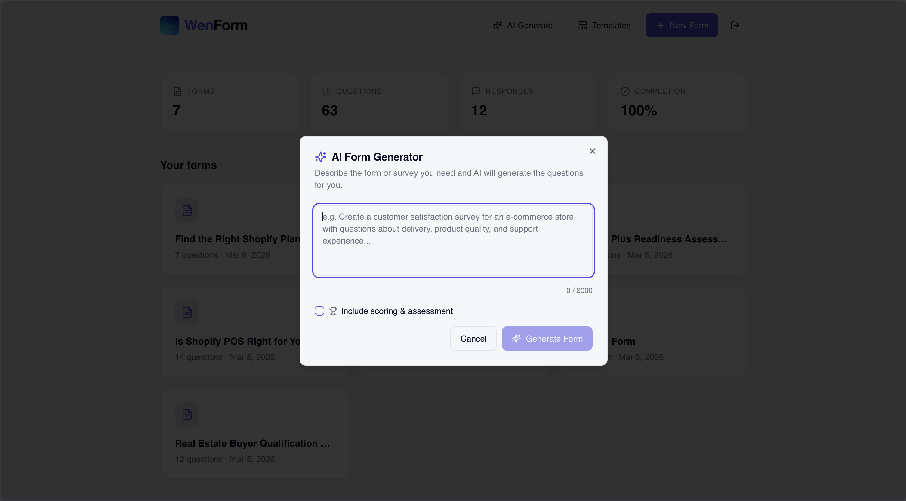 Screenshot 4 of Wenform