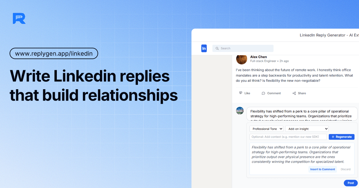 Screenshot 3 of ReplyGen
