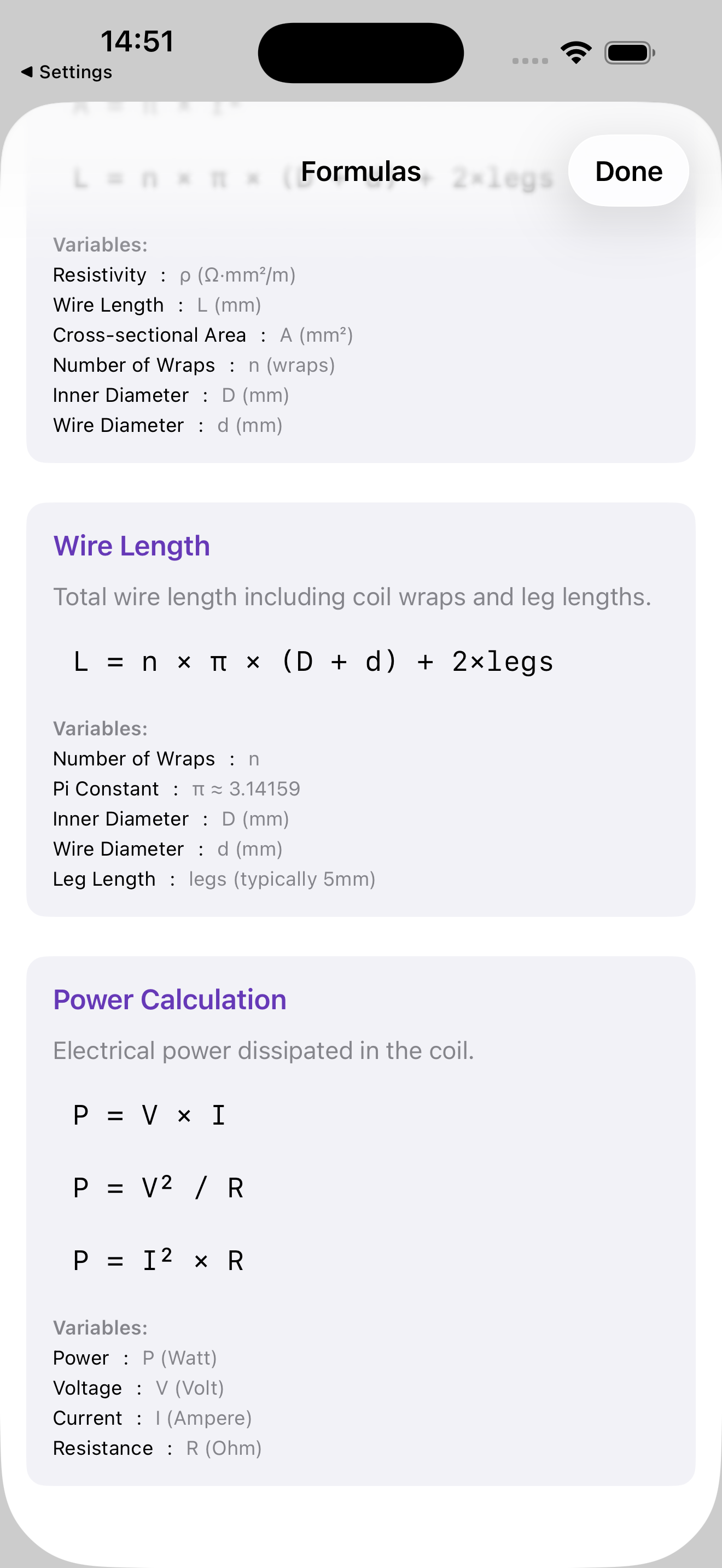 Screenshot 6 of CoilCalc App - App Store