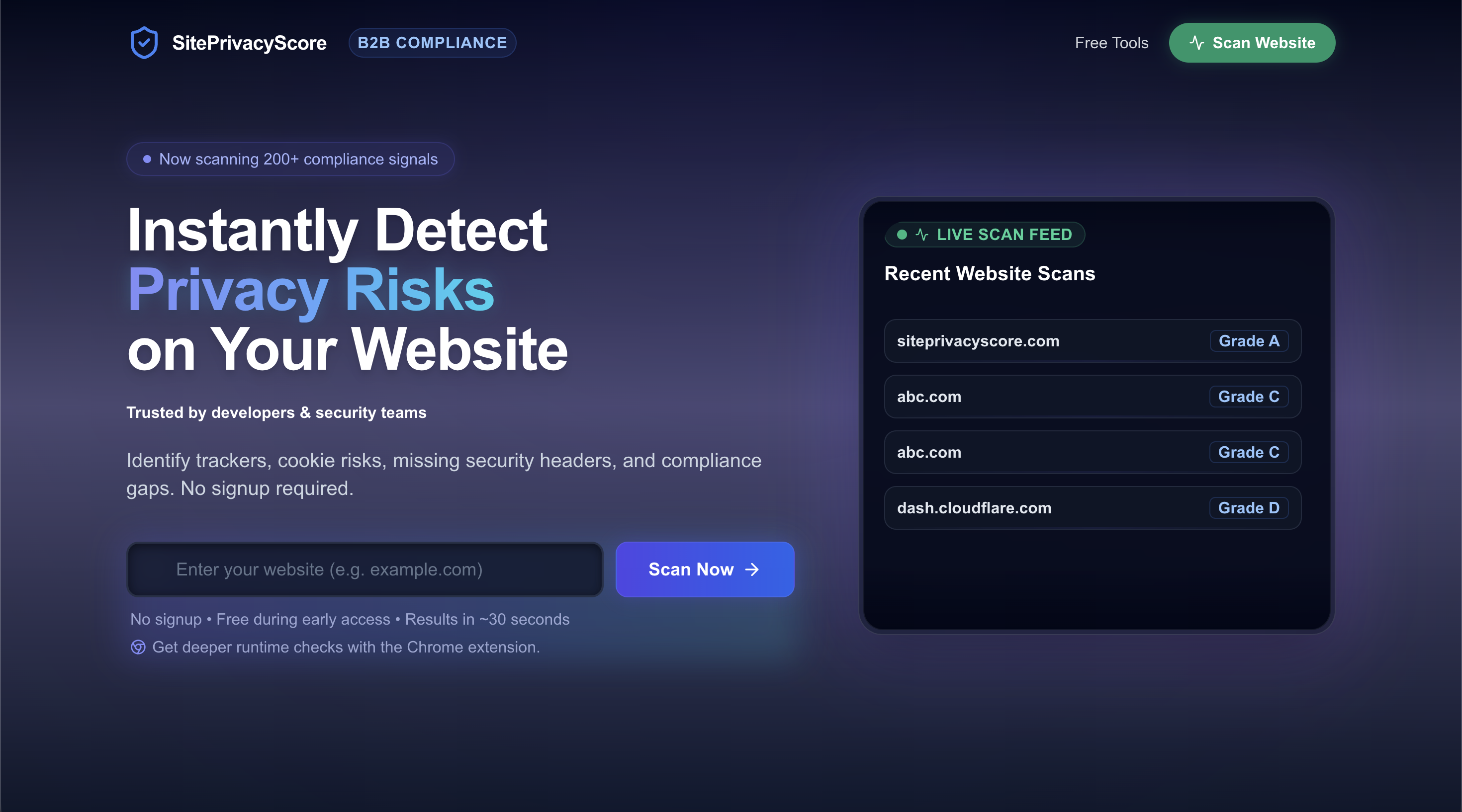 Screenshot 5 of SitePrivacyScore