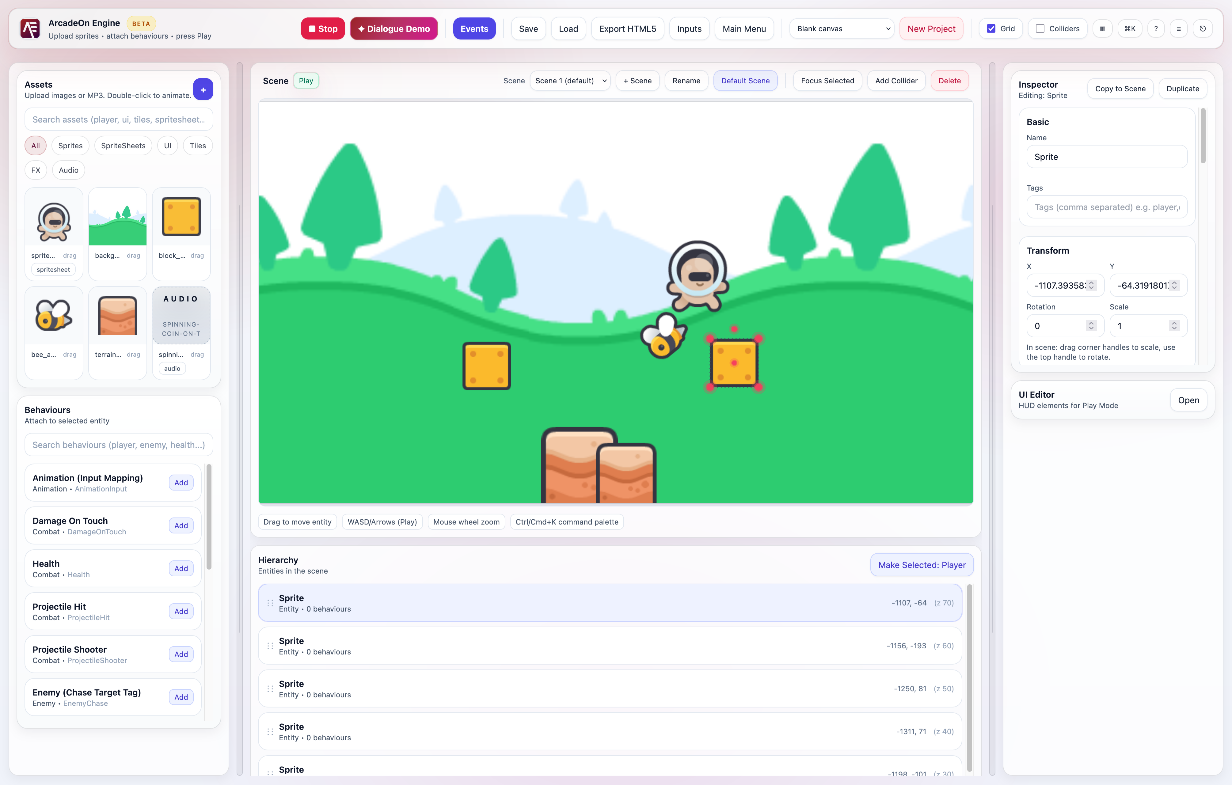 Screenshot 2 of ArcadeOn Engine
