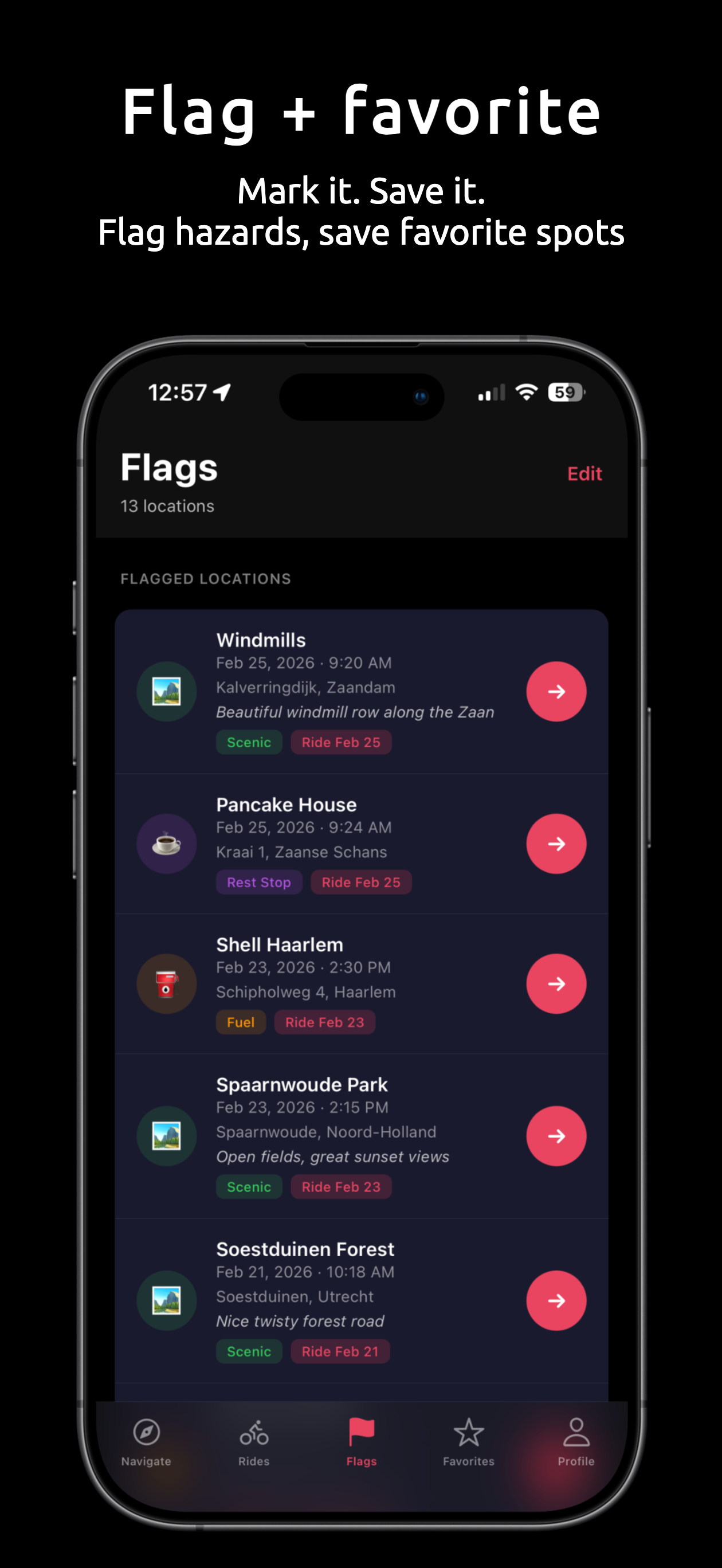Screenshot 6 of Heading - motorcycle compass