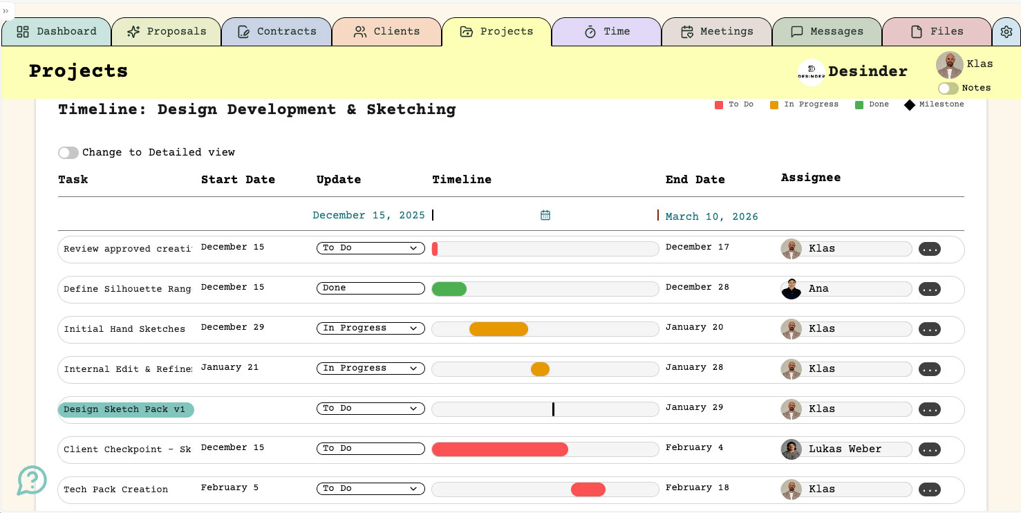 Screenshot 1 of Keid Client Experience