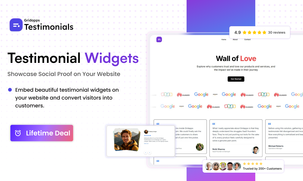 Screenshot 5 of Gridapps Testimonials