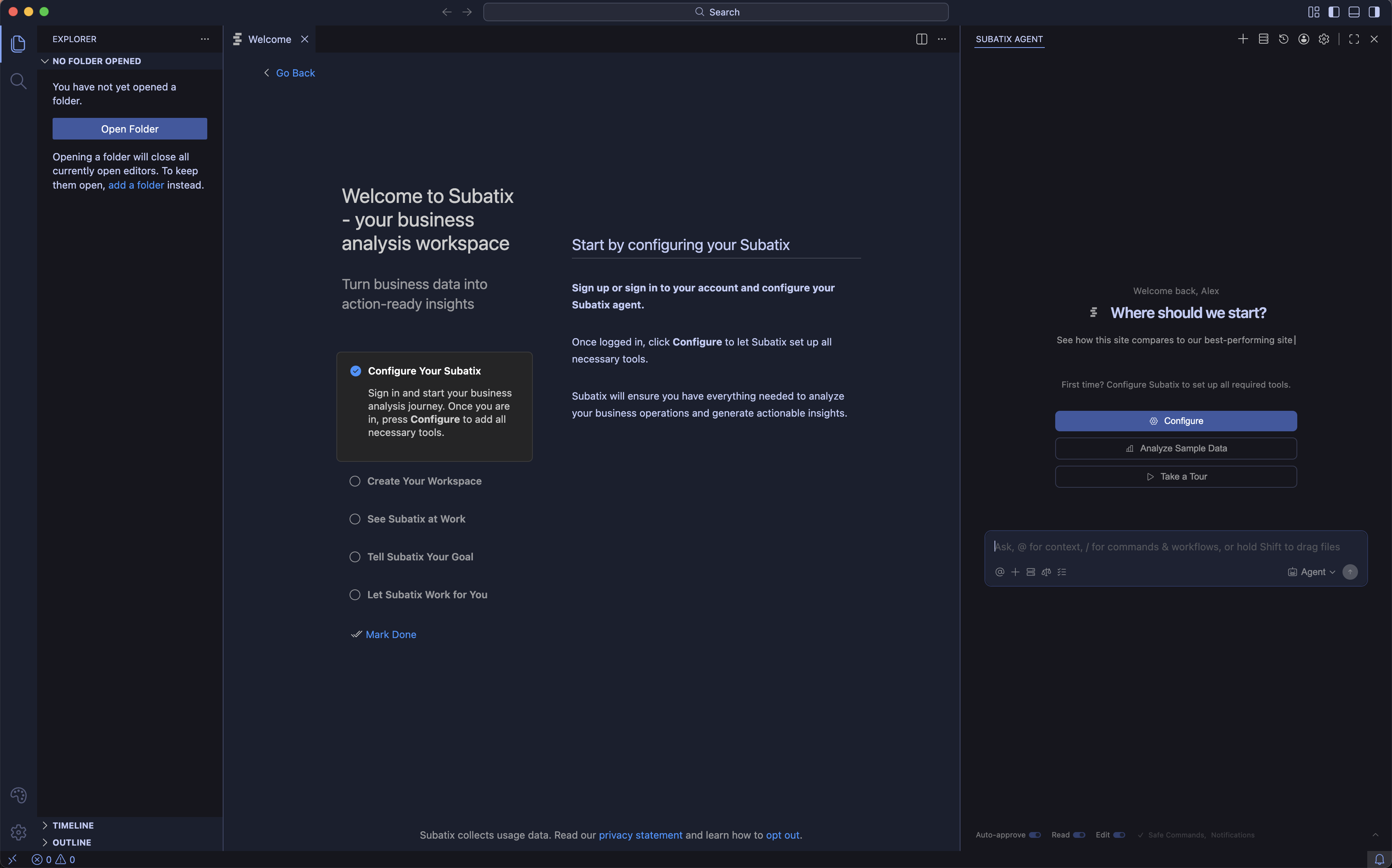 Screenshot 1 of Subatix Workspace - your consulting team