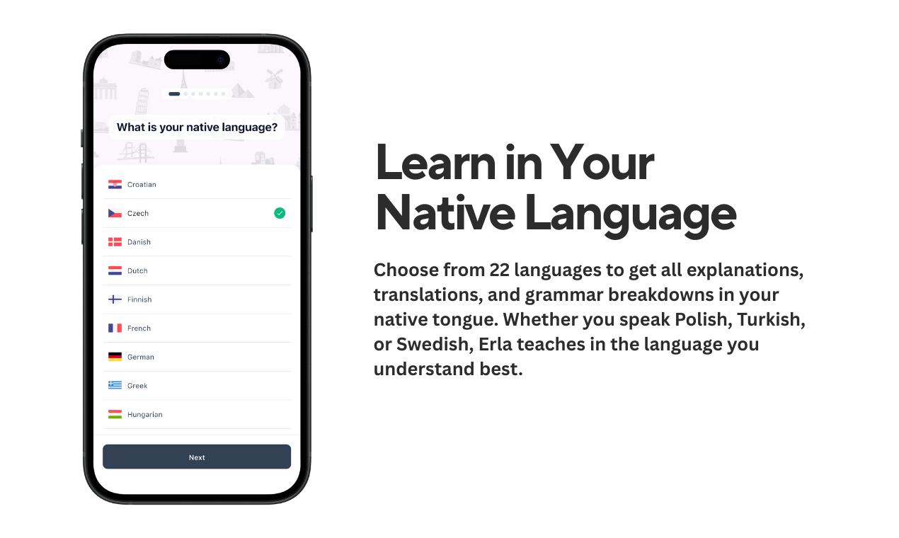 Screenshot 9 of Erla — Natural Language Learning
