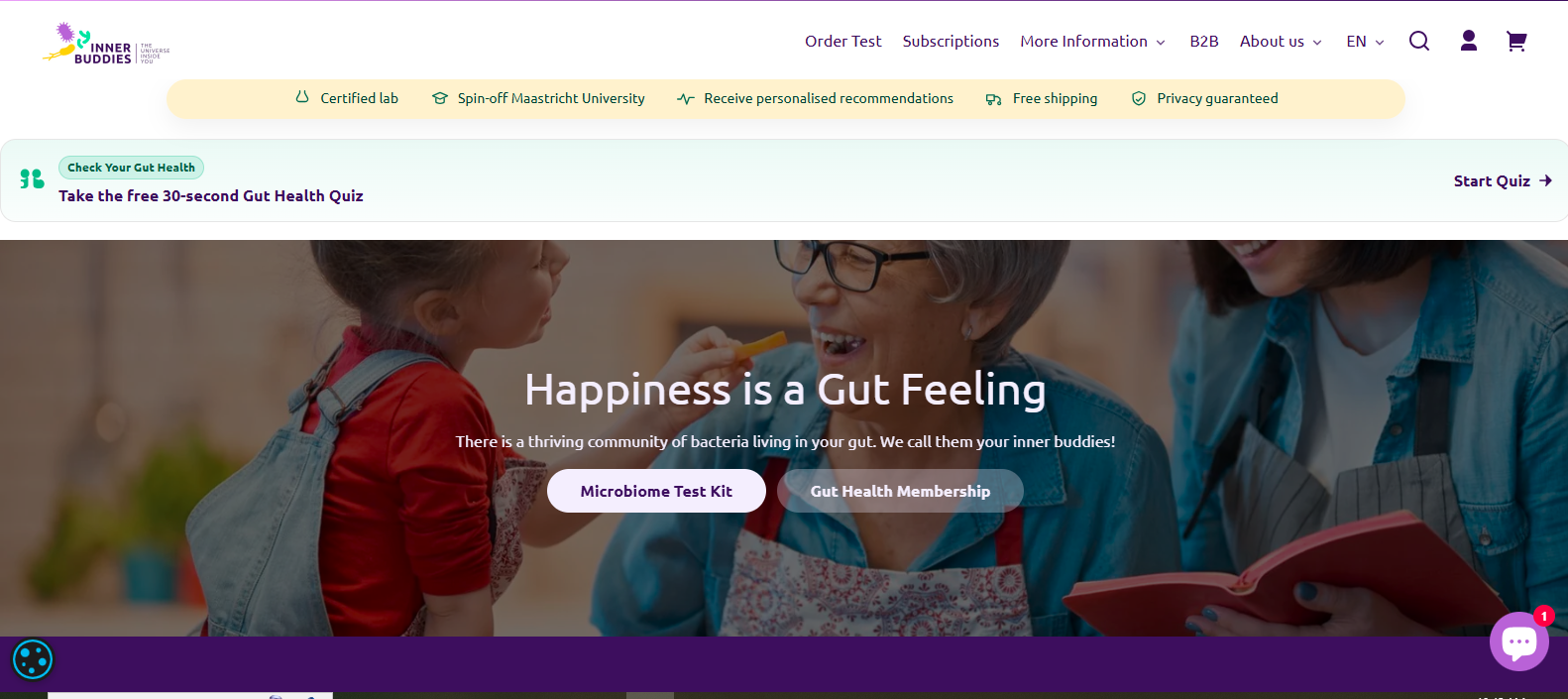 Screenshot 2 of InnerBuddies Microbiome & Gut Test