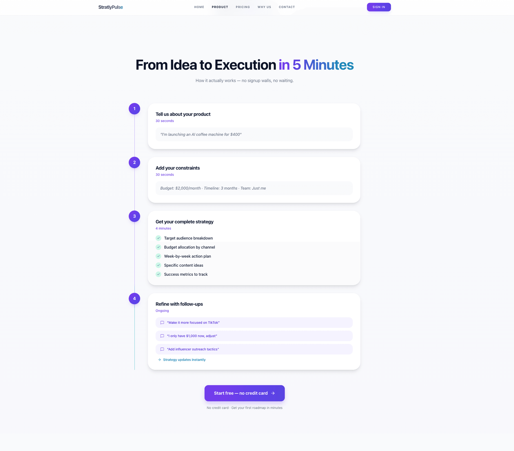 Screenshot 1 of StratlyPulse