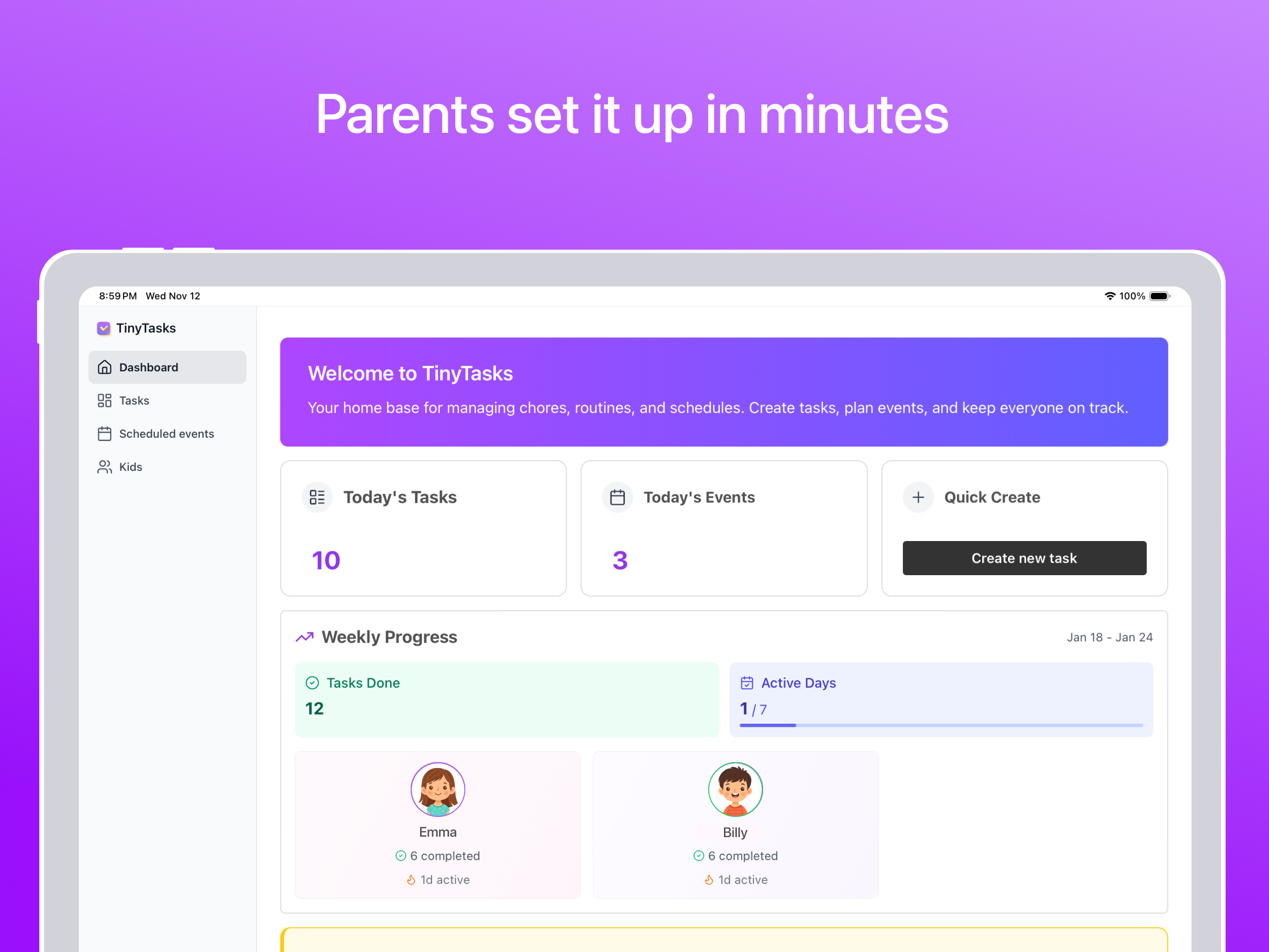 Screenshot 3 of TinyTasks