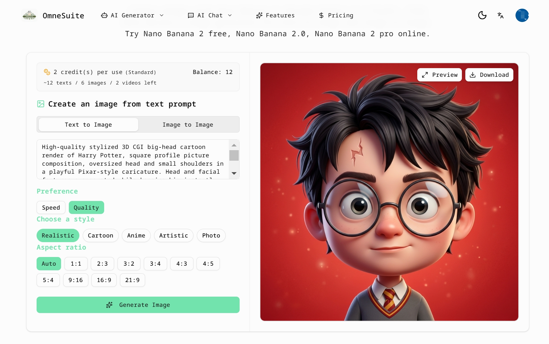 Screenshot 2 of omnesuite-AI Generator Tools