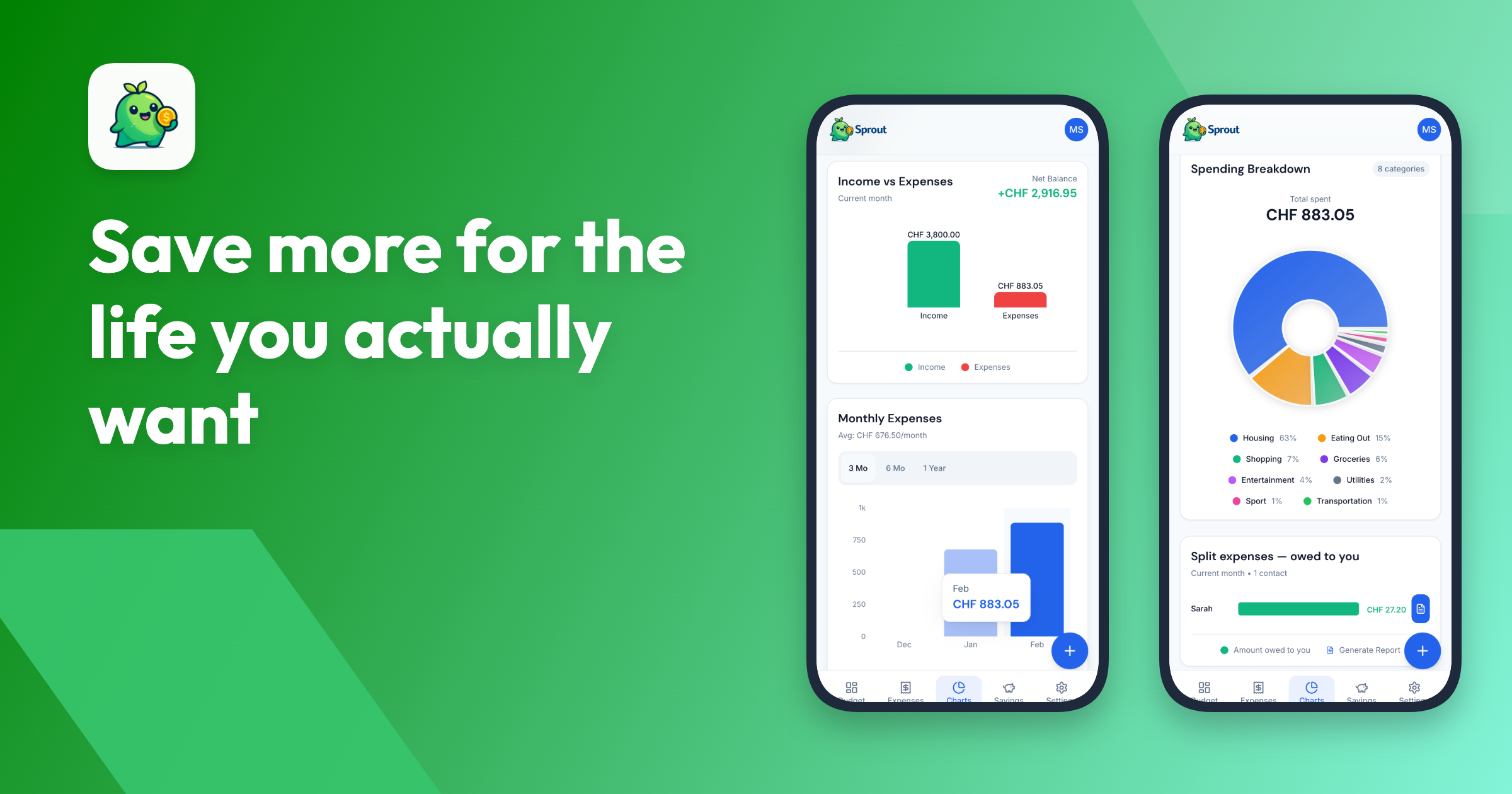 Screenshot 1 of Sprout Budget