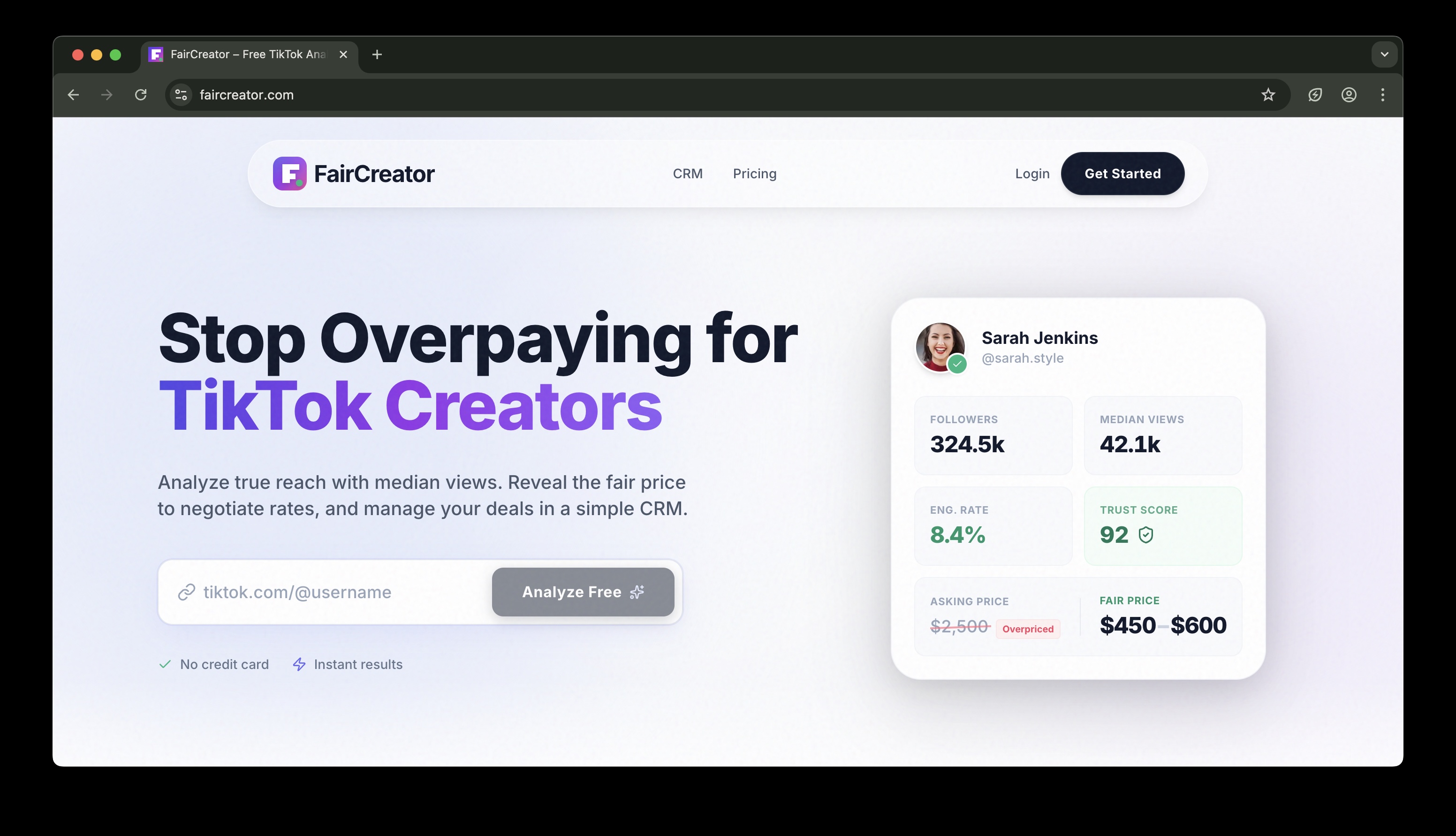 Screenshot 1 of FairCreator