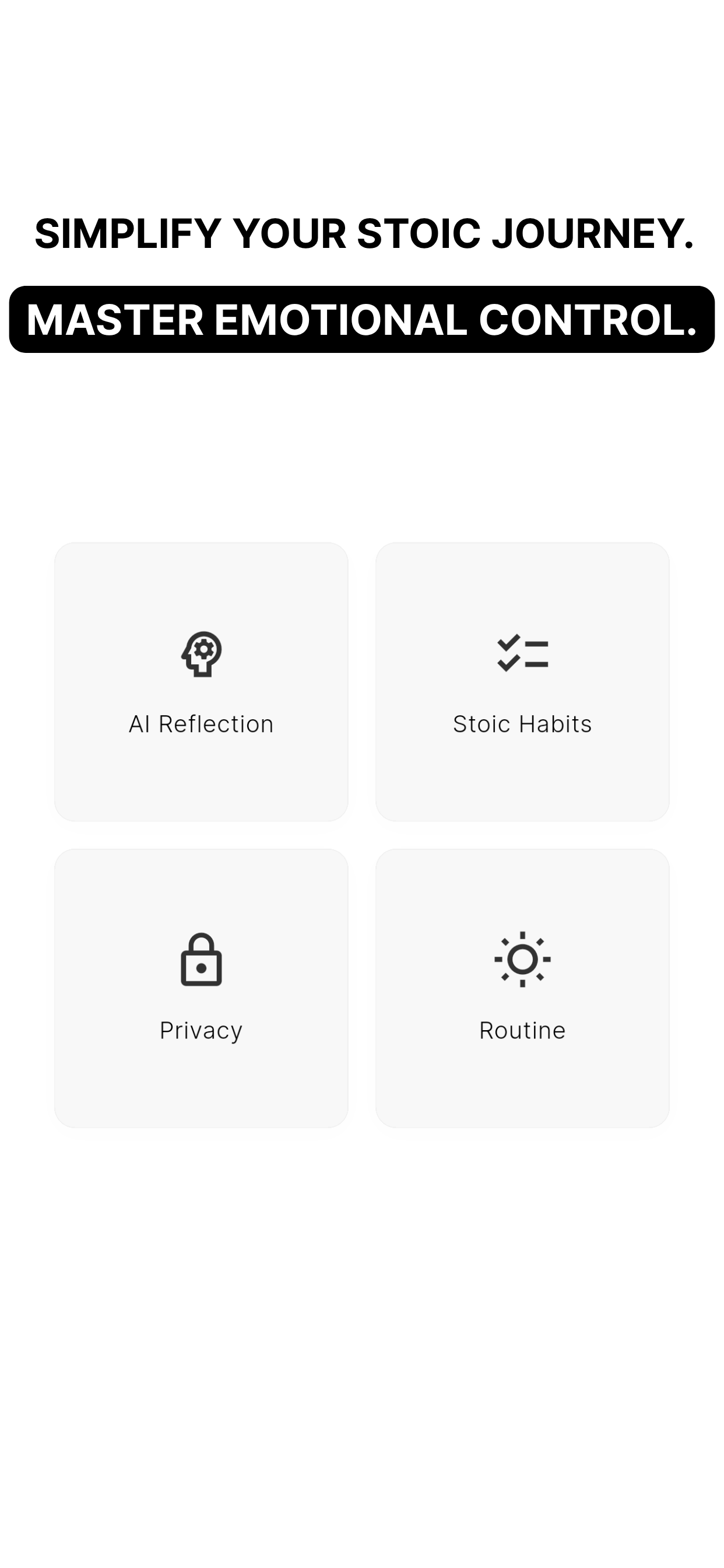 Screenshot 5 of Stoxia — Stoic AI Journal