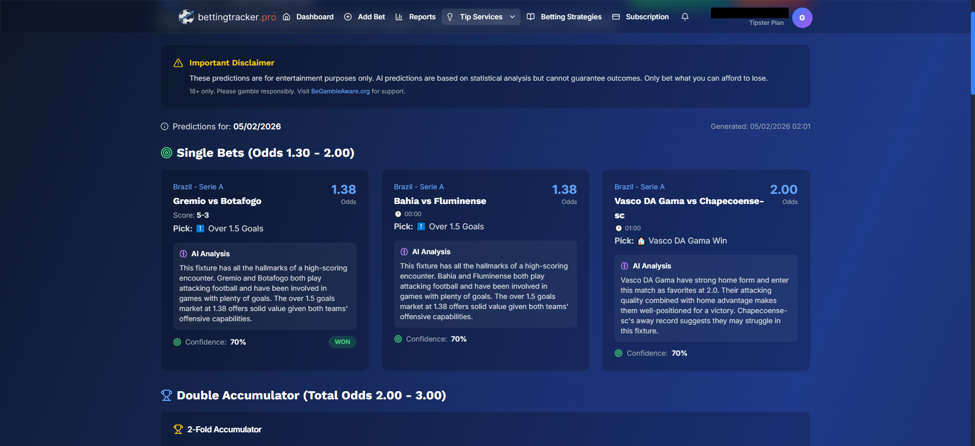 Screenshot 8 of BettingTracker.Pro