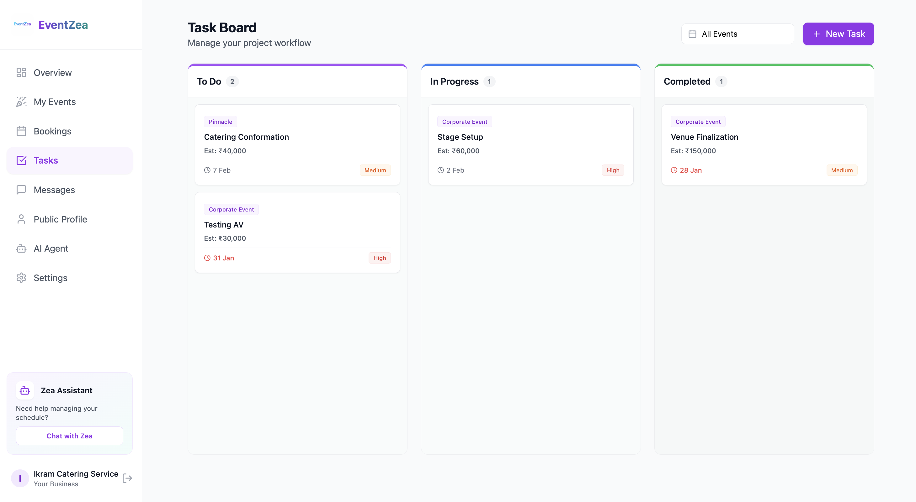 Screenshot 2 of EventZea
