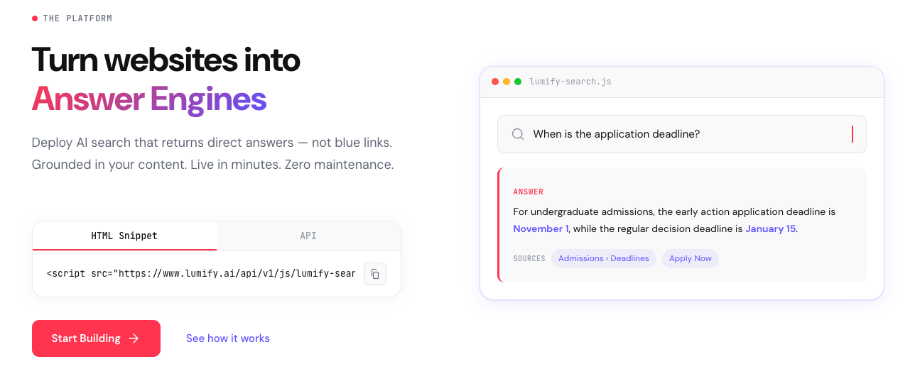 Screenshot 1 of Lumify