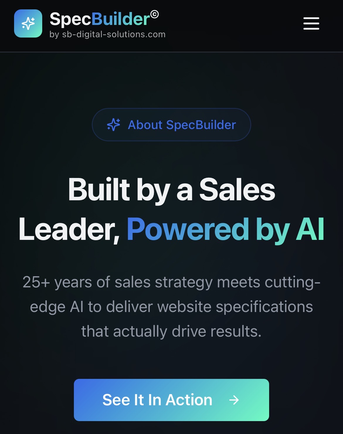 Screenshot 9 of SpecBuilder AI