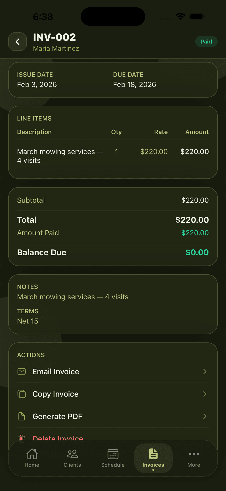 Screenshot 2 of LawnBook