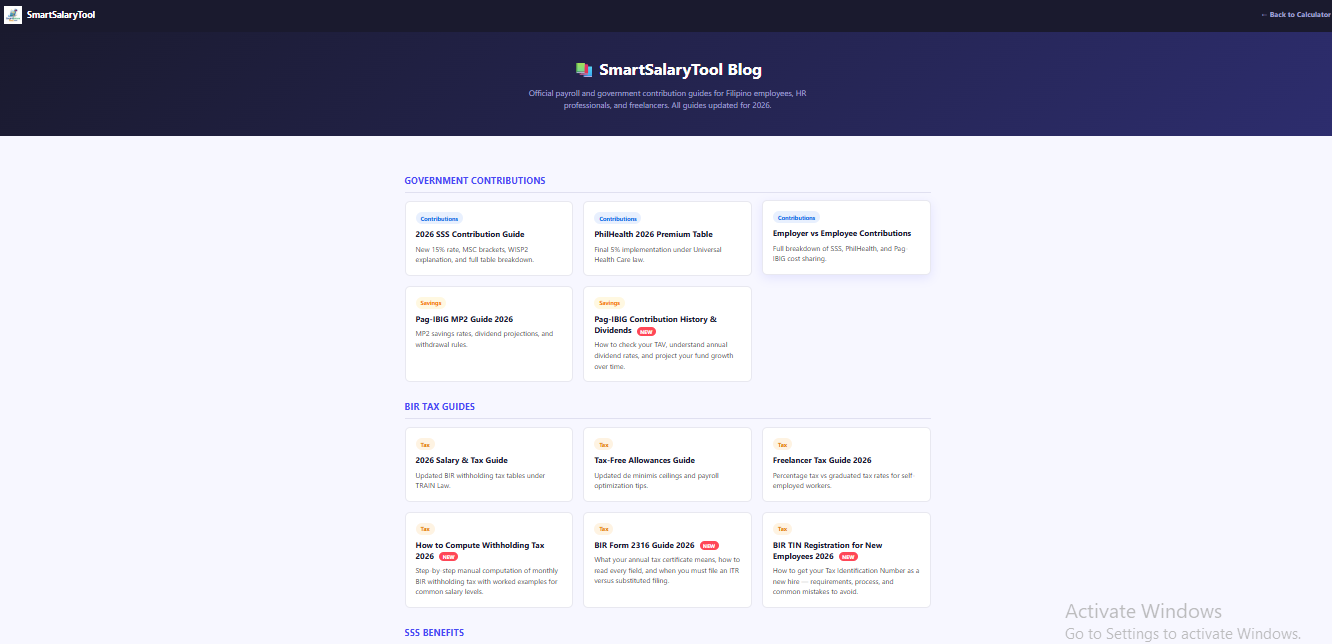 Screenshot 2 of SmartSalaryTool