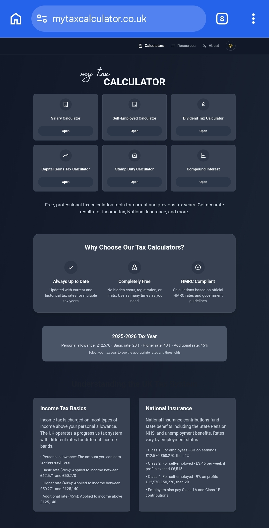 Screenshot 2 of My Tax Calculator