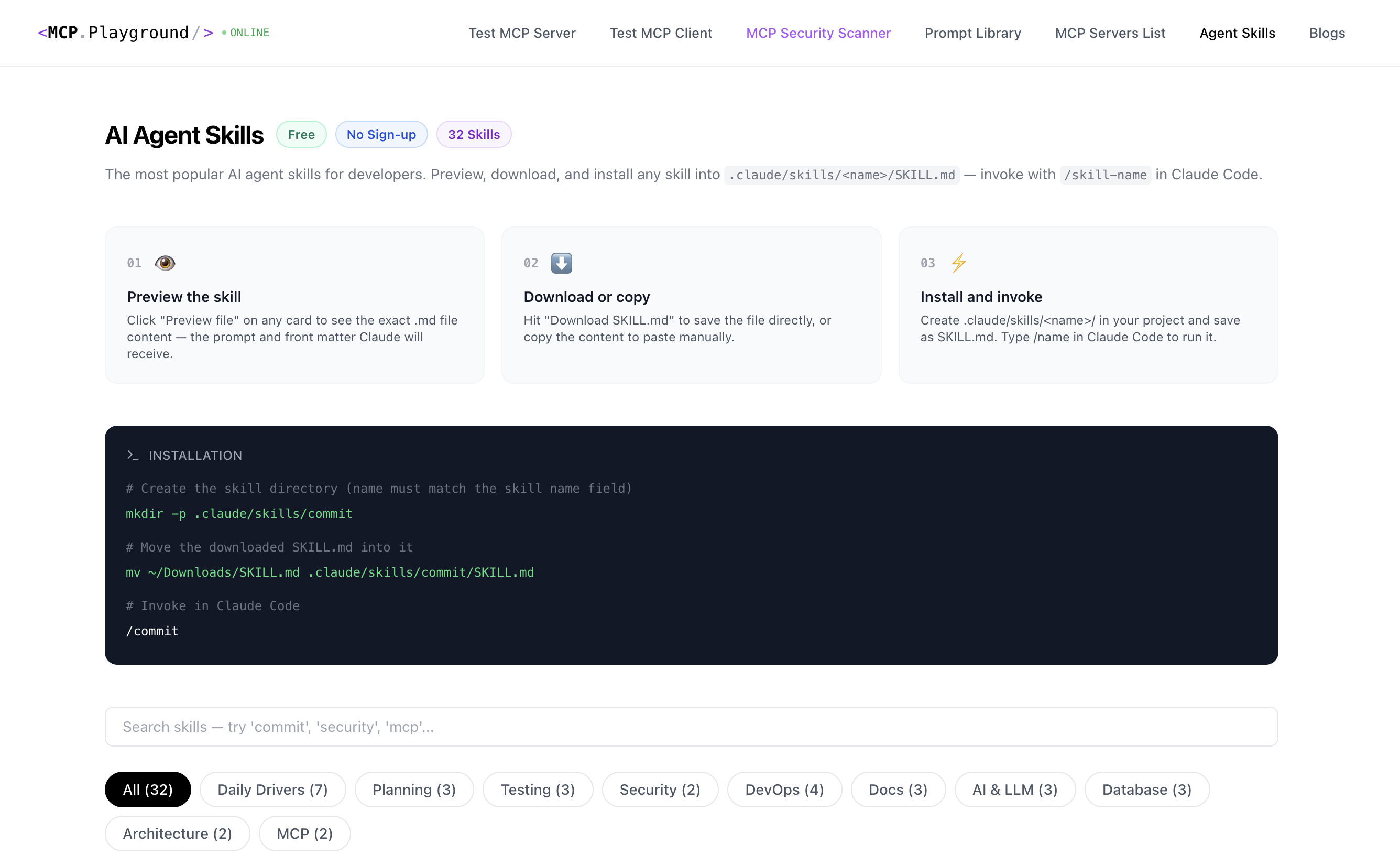 Screenshot 5 of MCP Playground Online