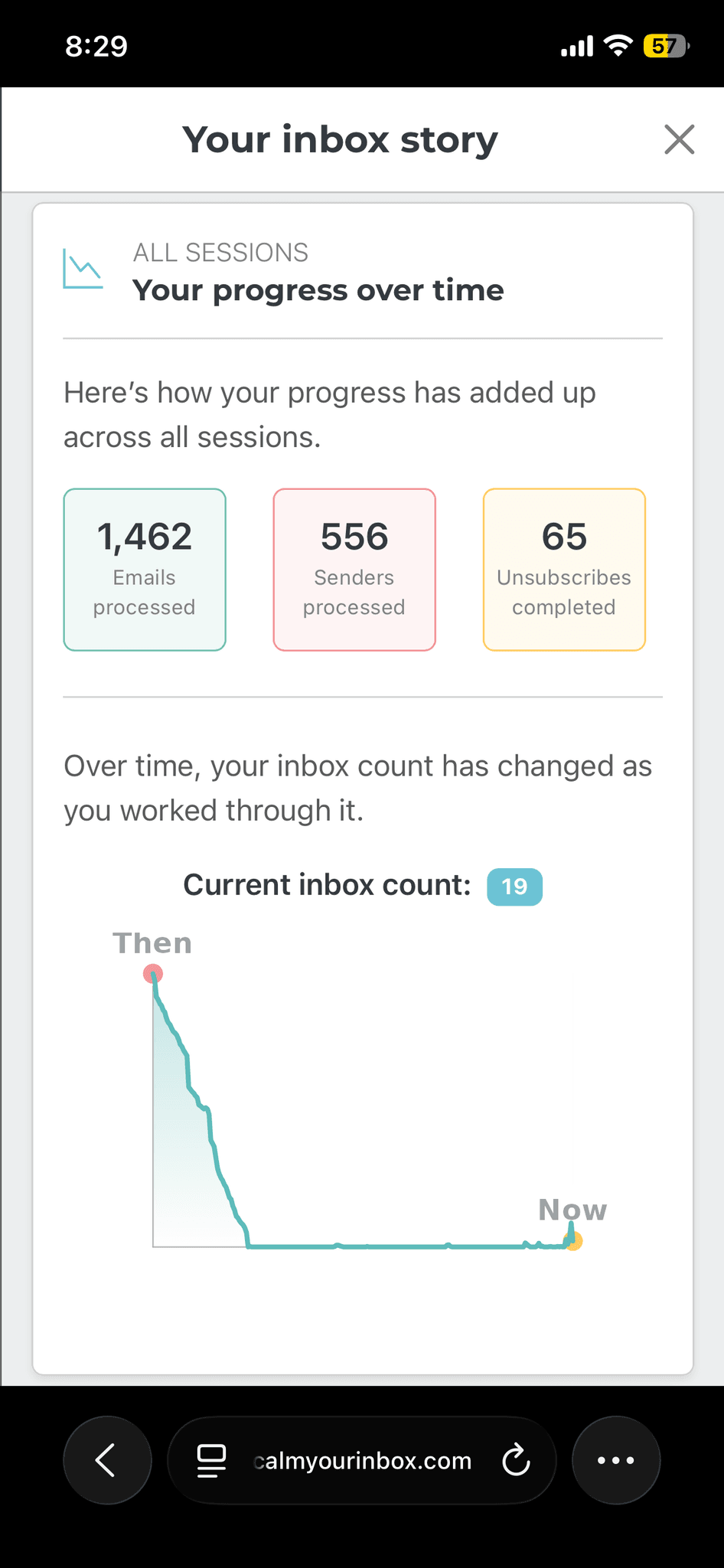 Screenshot 4 of Calm Your Inbox
