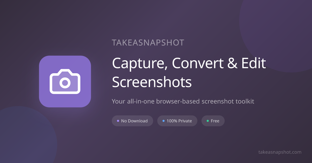 Screenshot 1 of TakeASnapshot