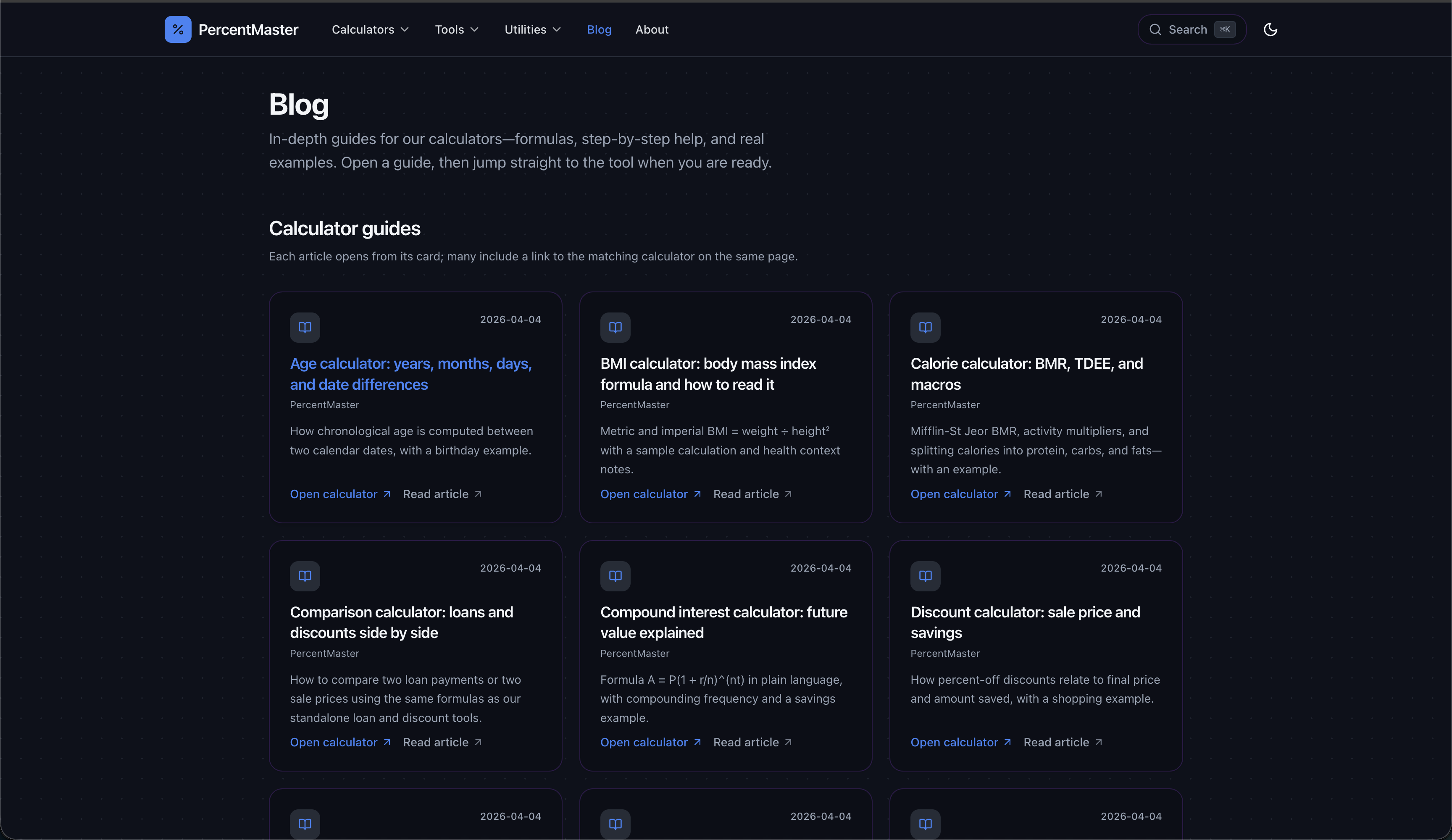 Screenshot 5 of PercentMaster