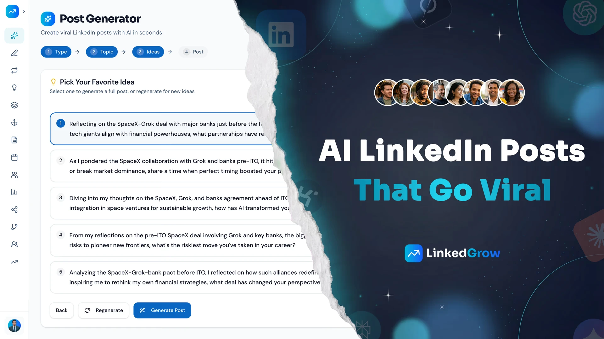 Screenshot 1 of LinkedGrow