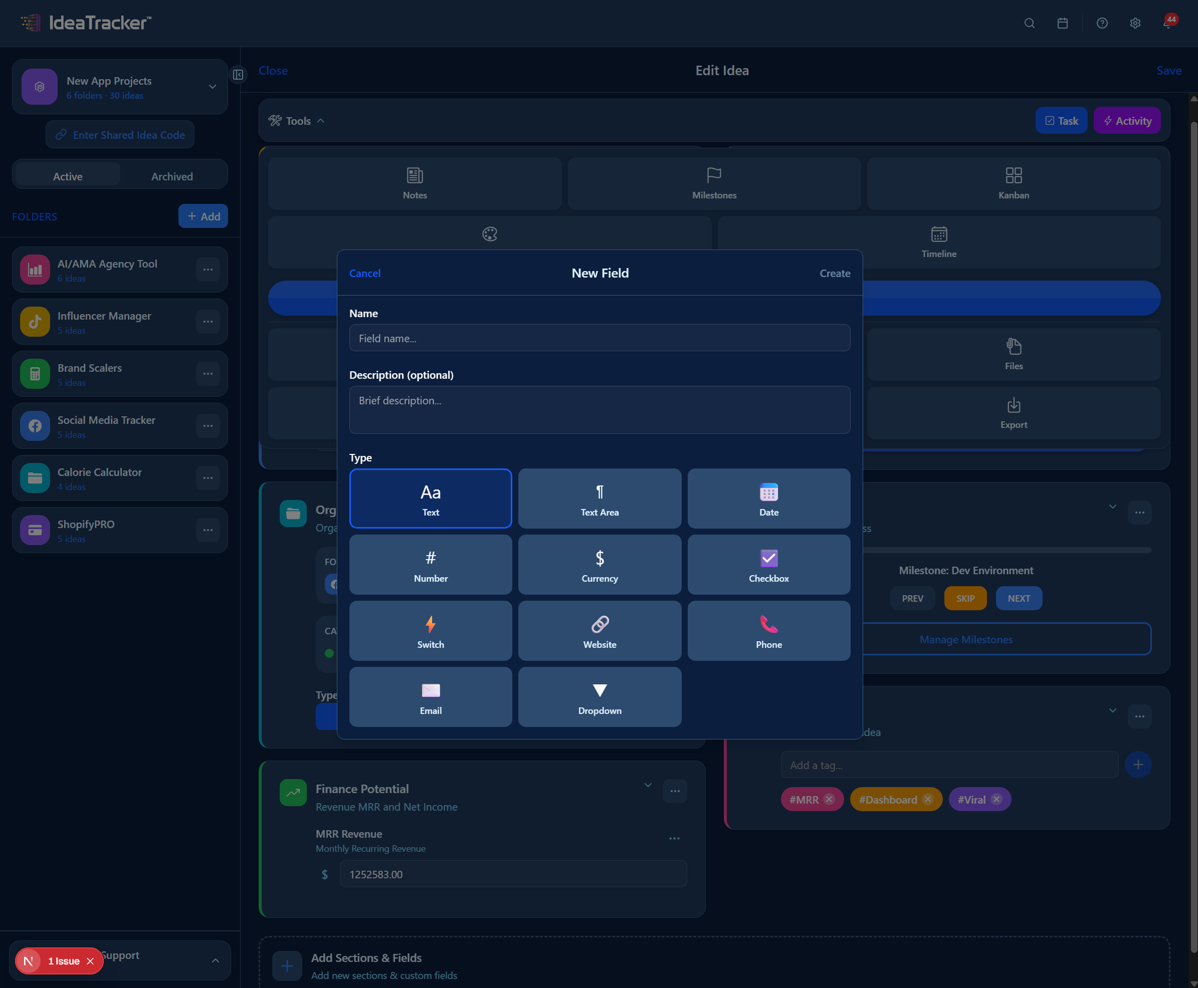 Screenshot 9 of IdeaTracker