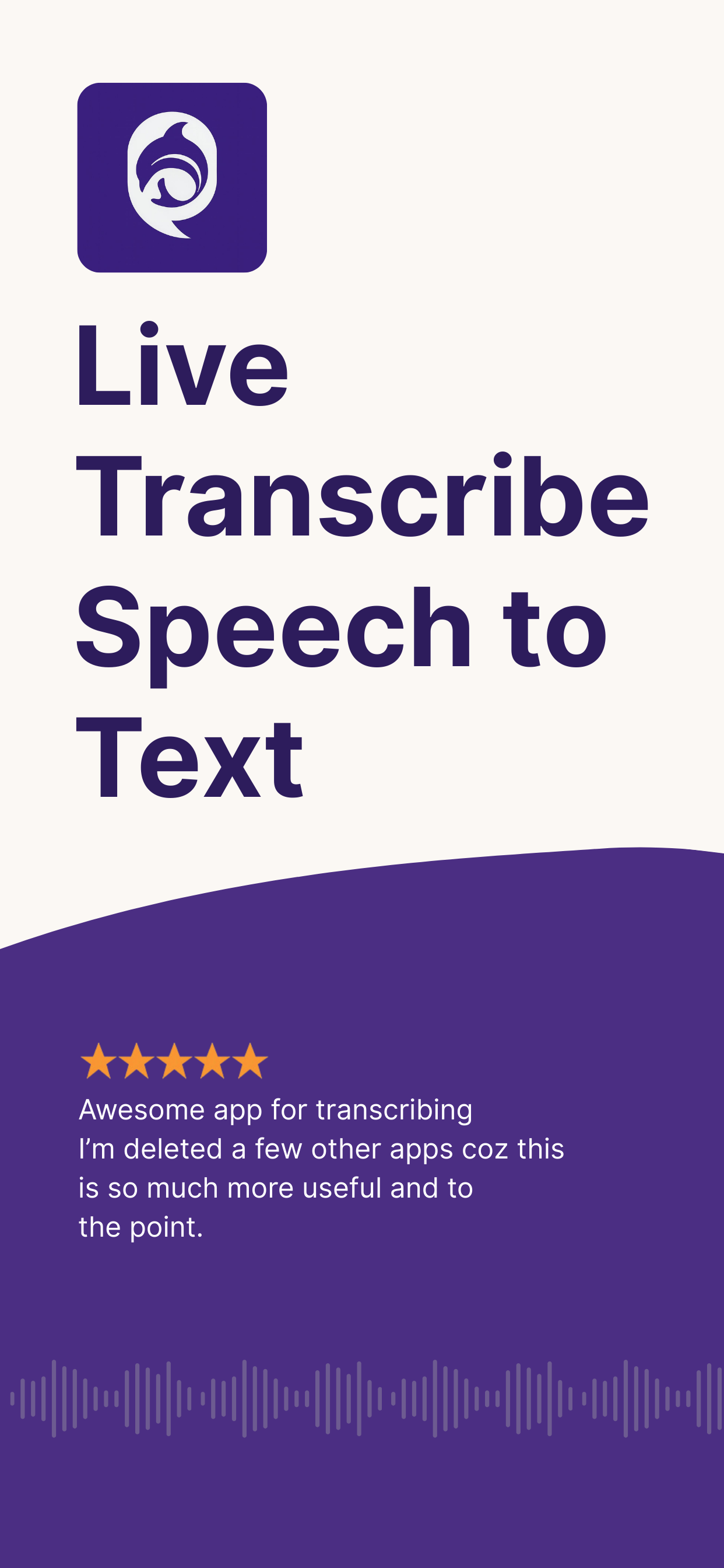 Screenshot 2 of Audio Transcription: iScribe