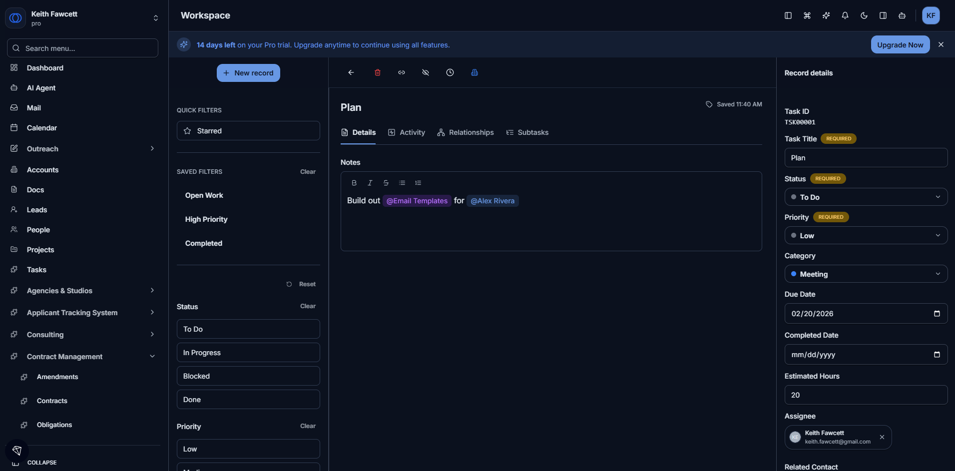 Screenshot 2 of Coherence - The Modern XRM