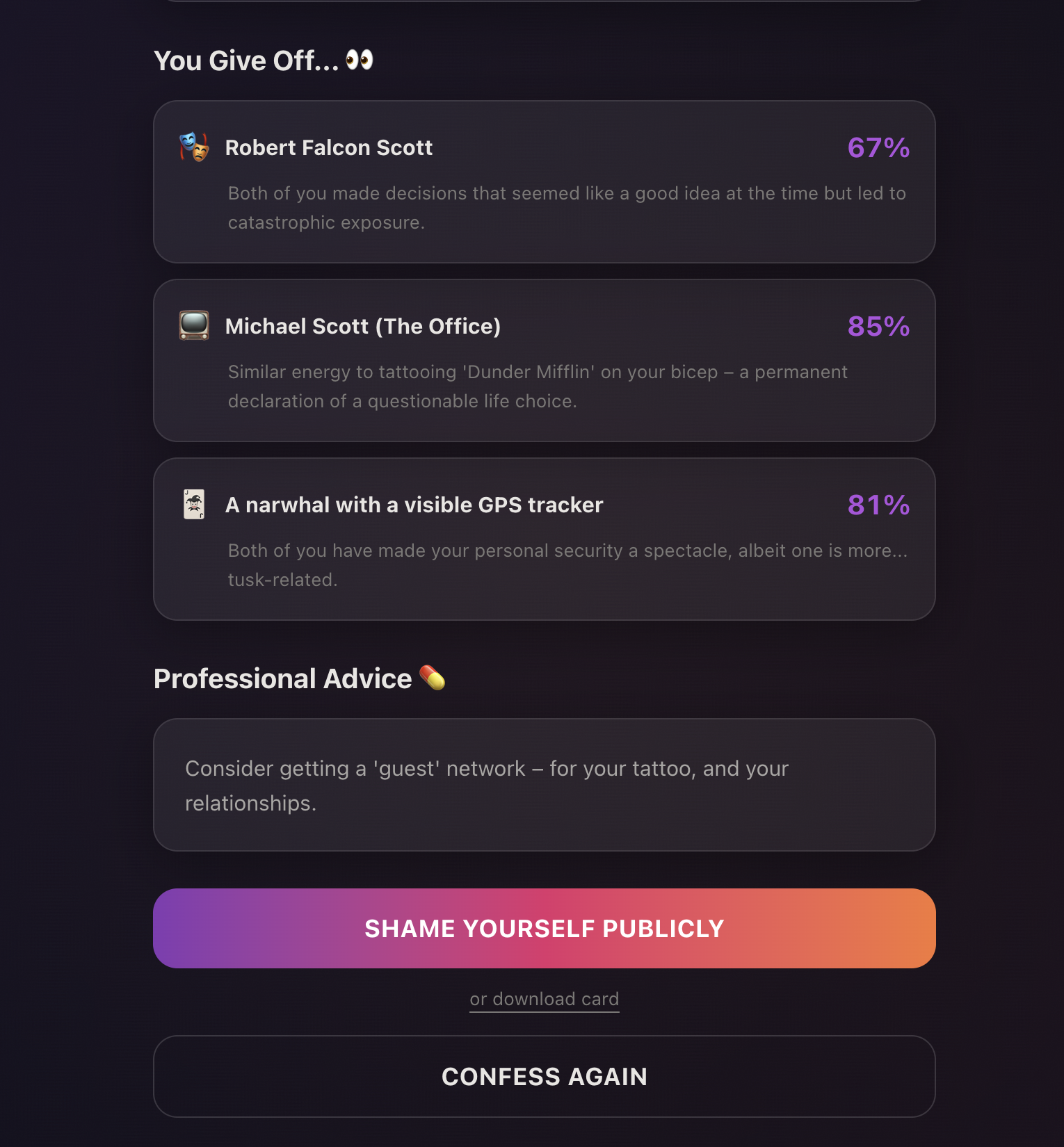 Screenshot 5 of Rate My Unhinged Decision