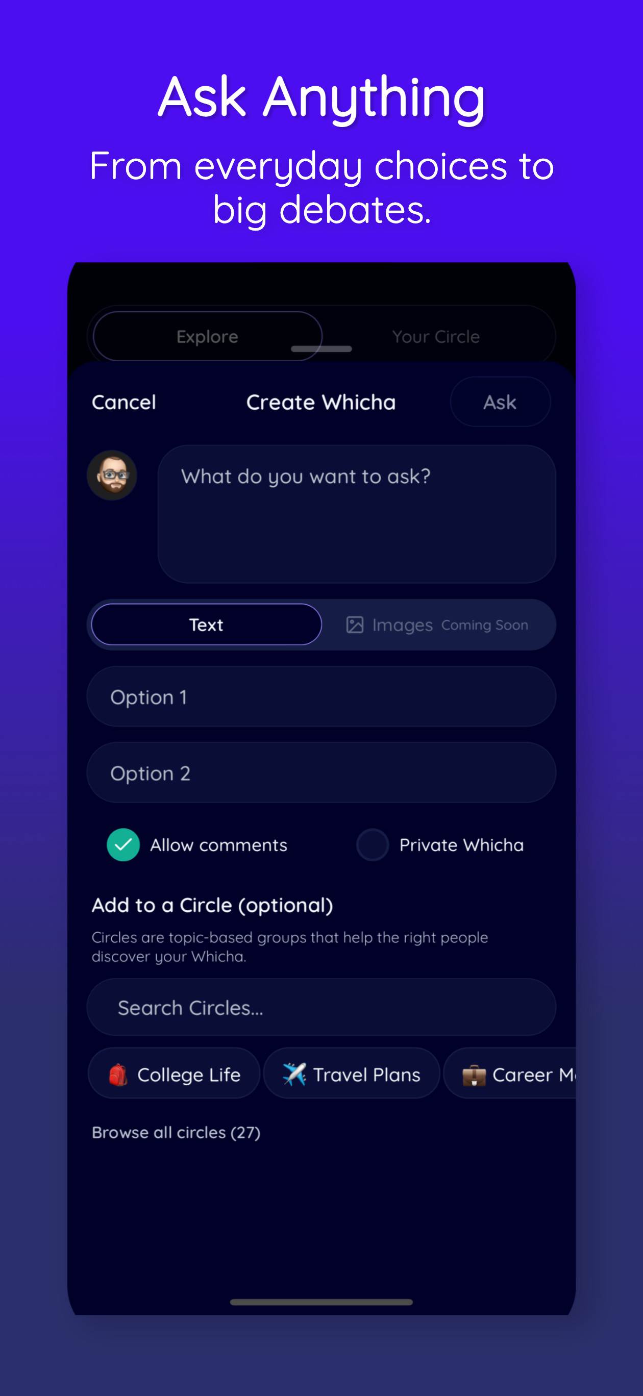 Screenshot 3 of Whicha Polling App