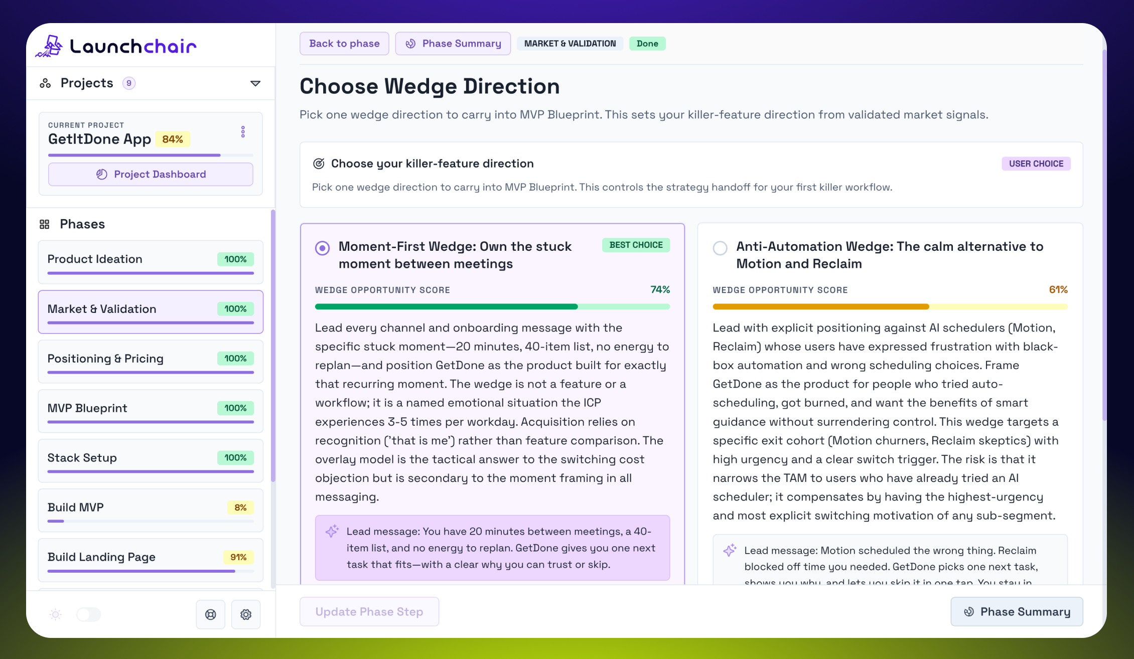 Screenshot 4 of LaunchChair