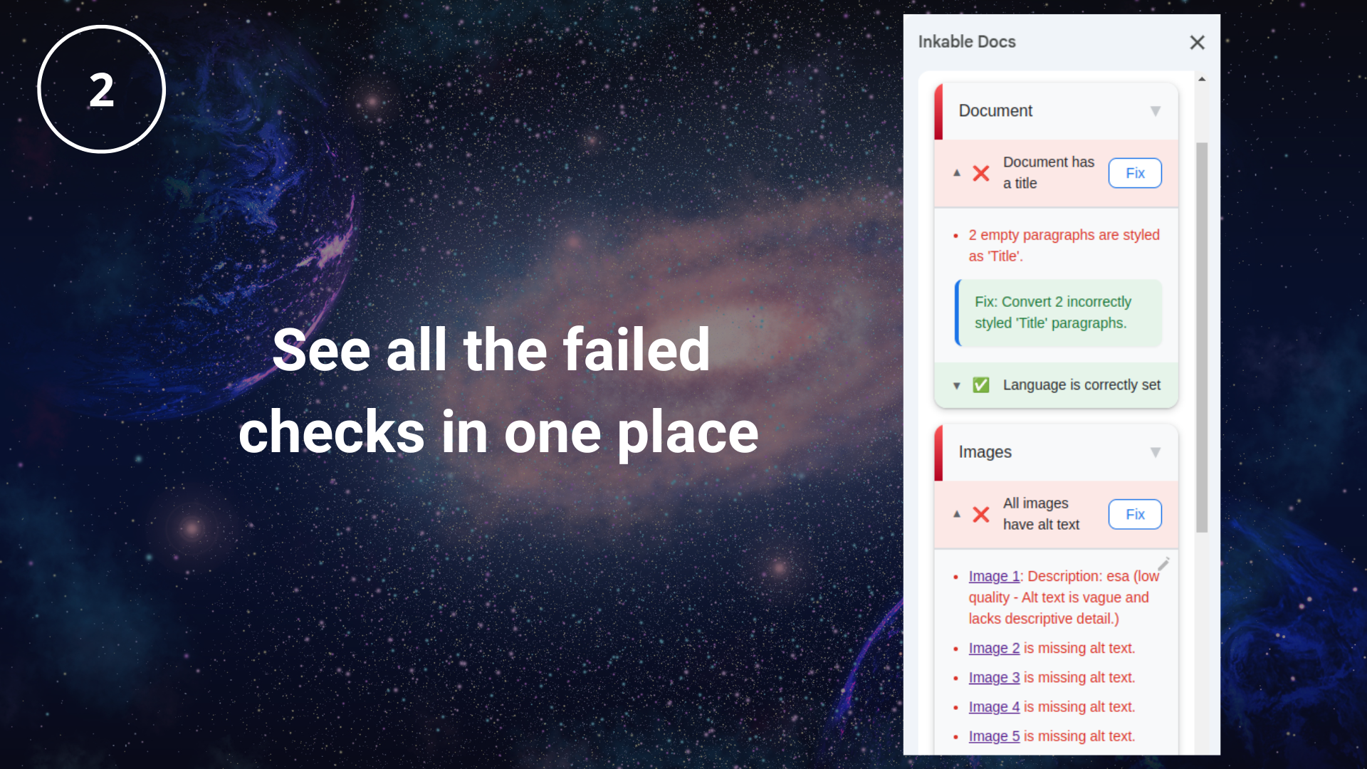 Screenshot 3 of AI PDF Accessibility for Google Docs
