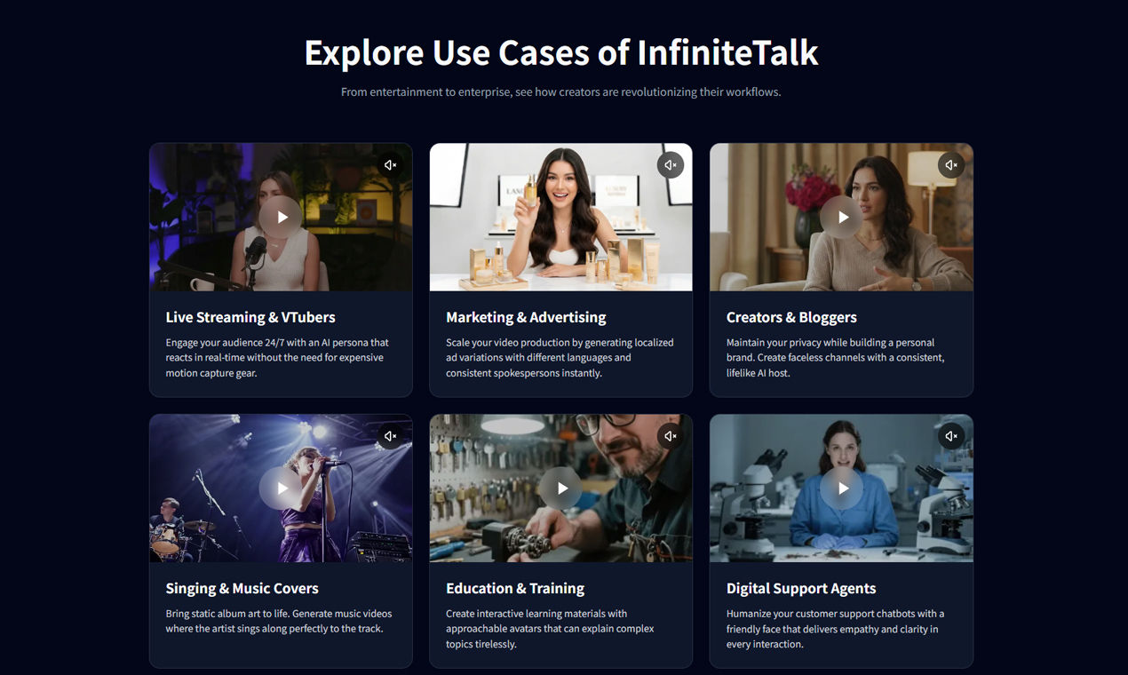 Screenshot 2 of InfiniteTalk AI