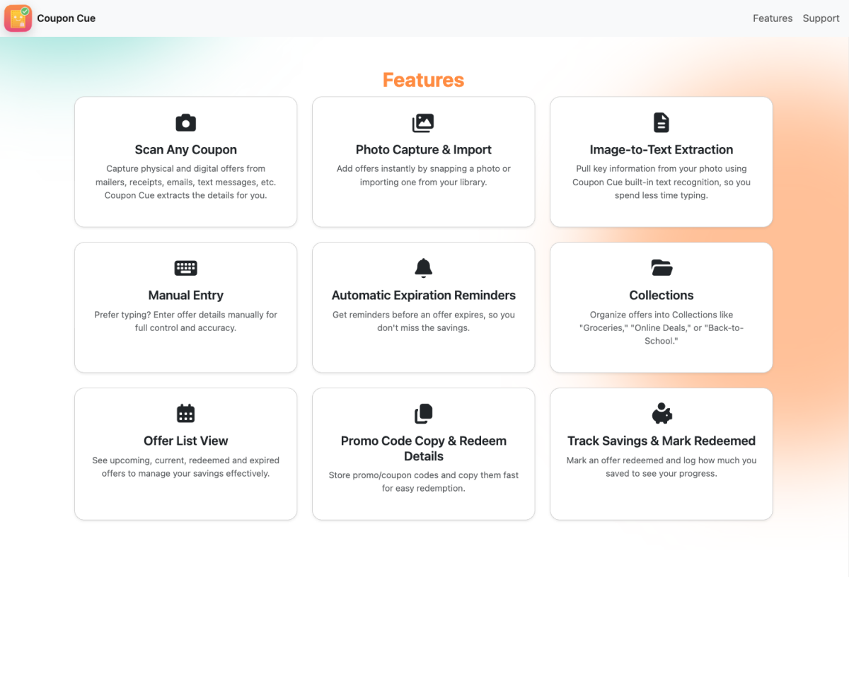 Screenshot 2 of Coupon Cue