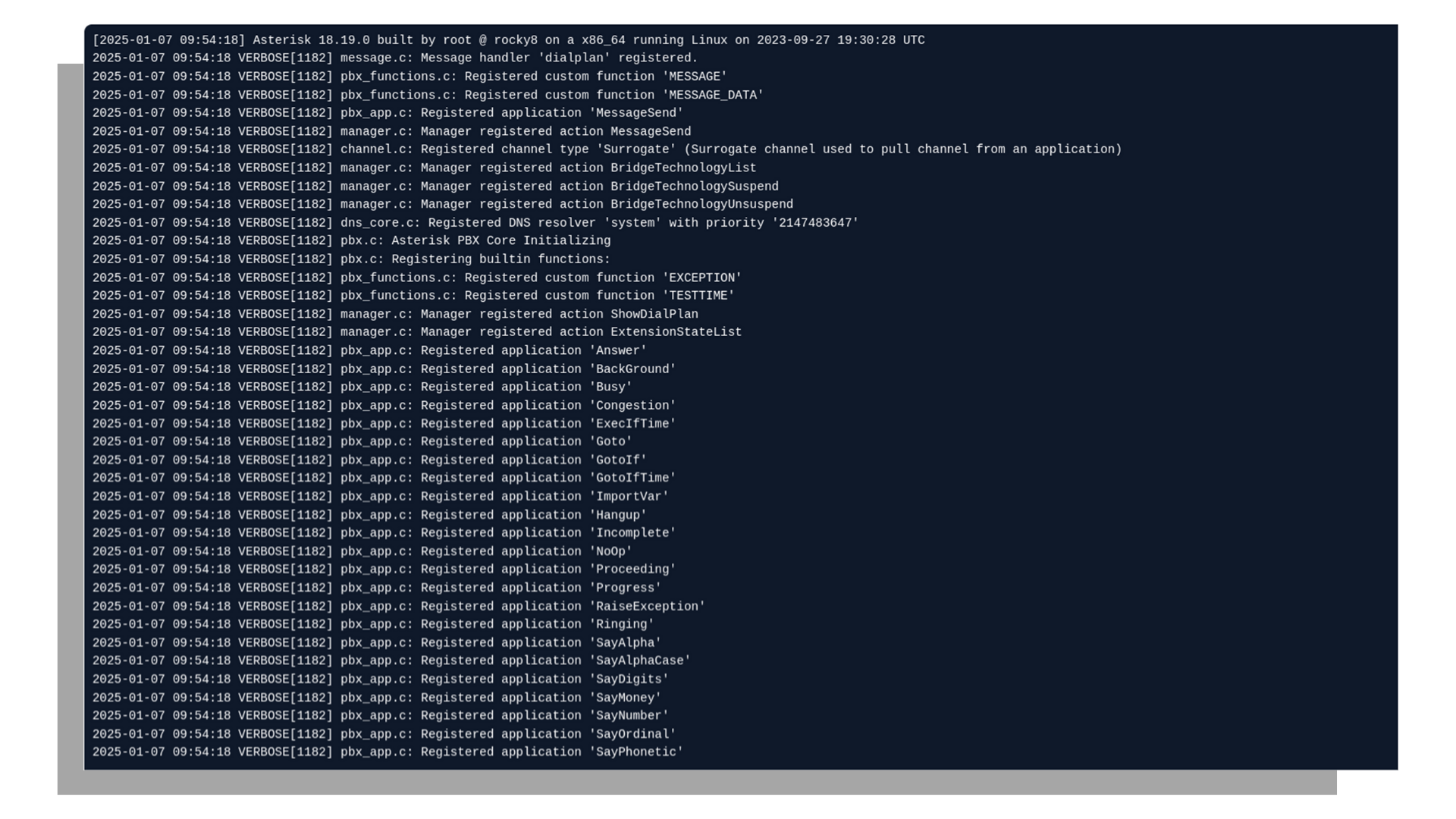 Screenshot 1 of Asterisk Development