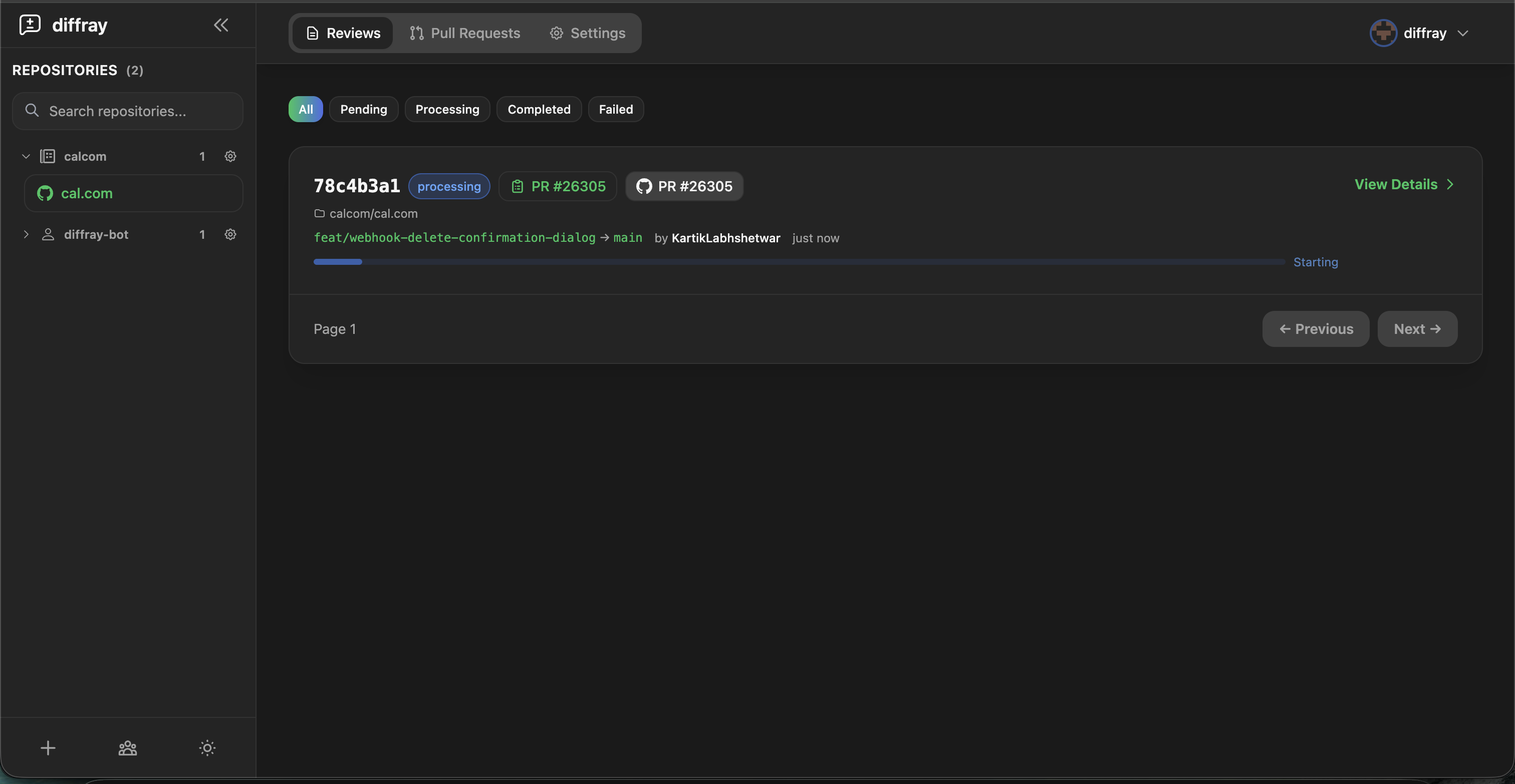 Screenshot 1 of diffray