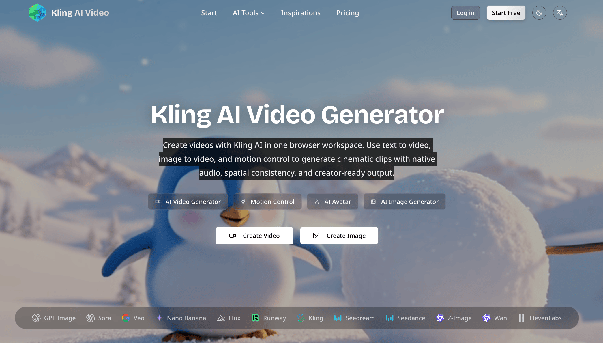 Screenshot 1 of Kling AI Video Generator