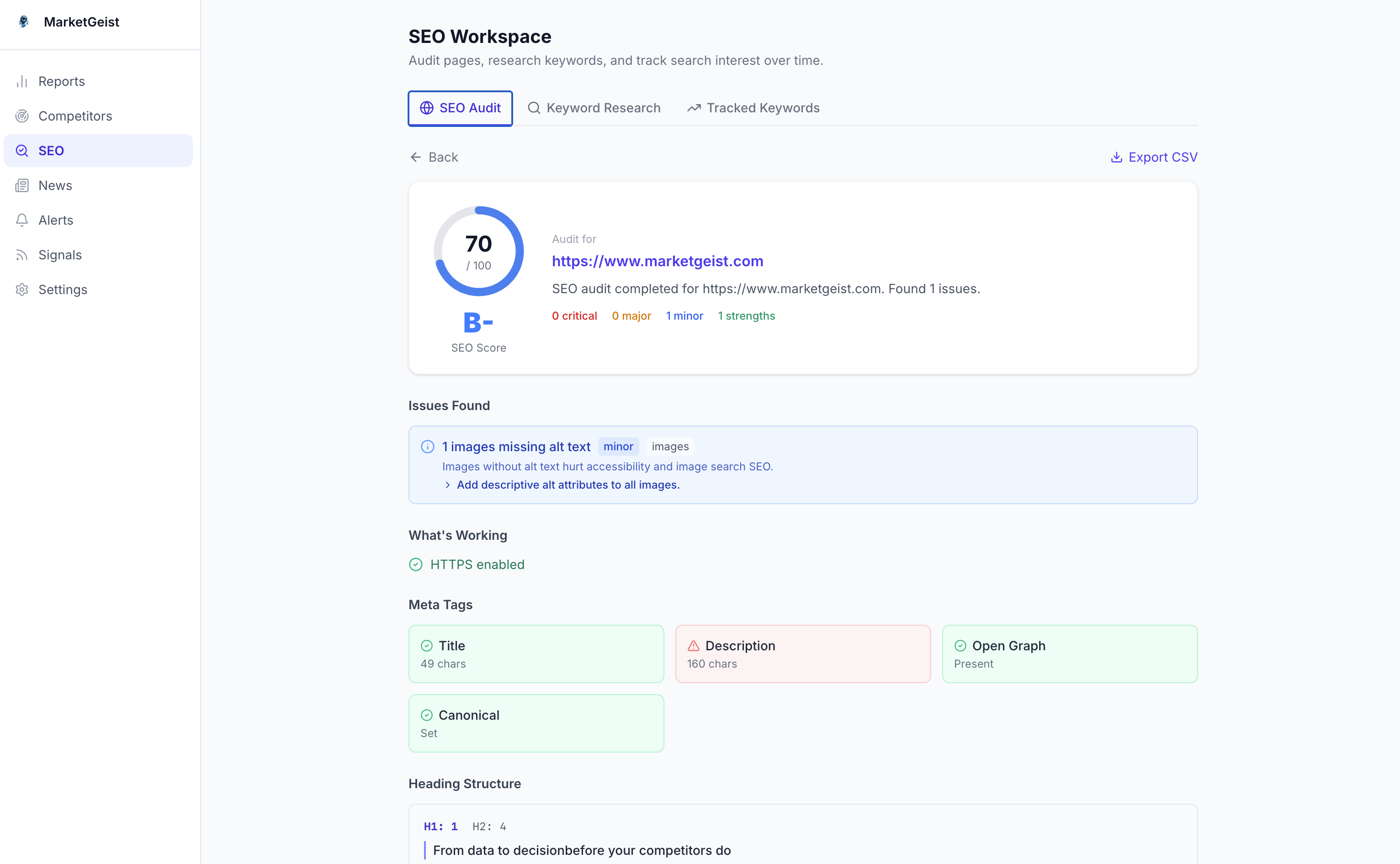 Screenshot 5 of MarketGeist