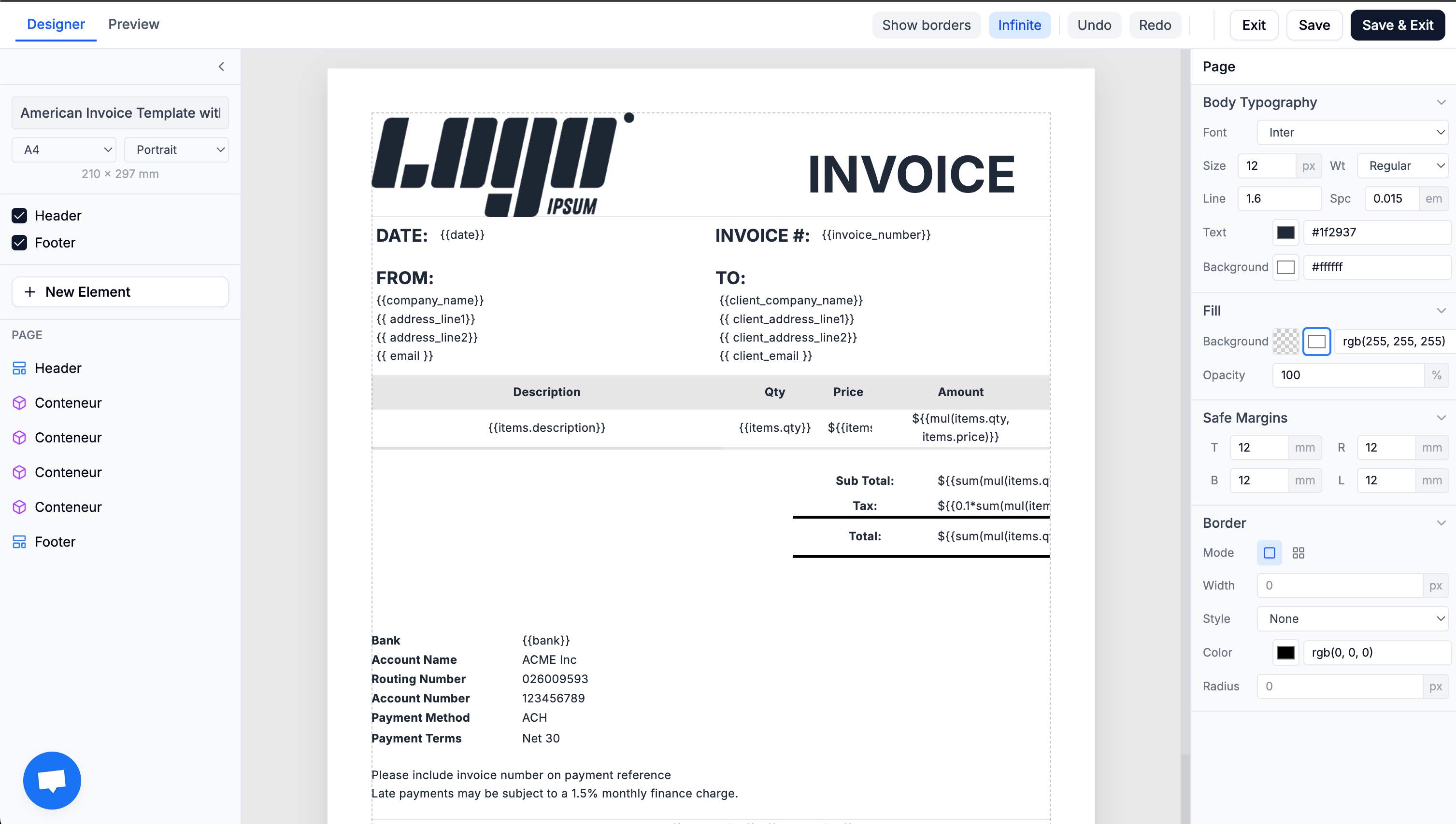 Screenshot 1 of TemplateFox